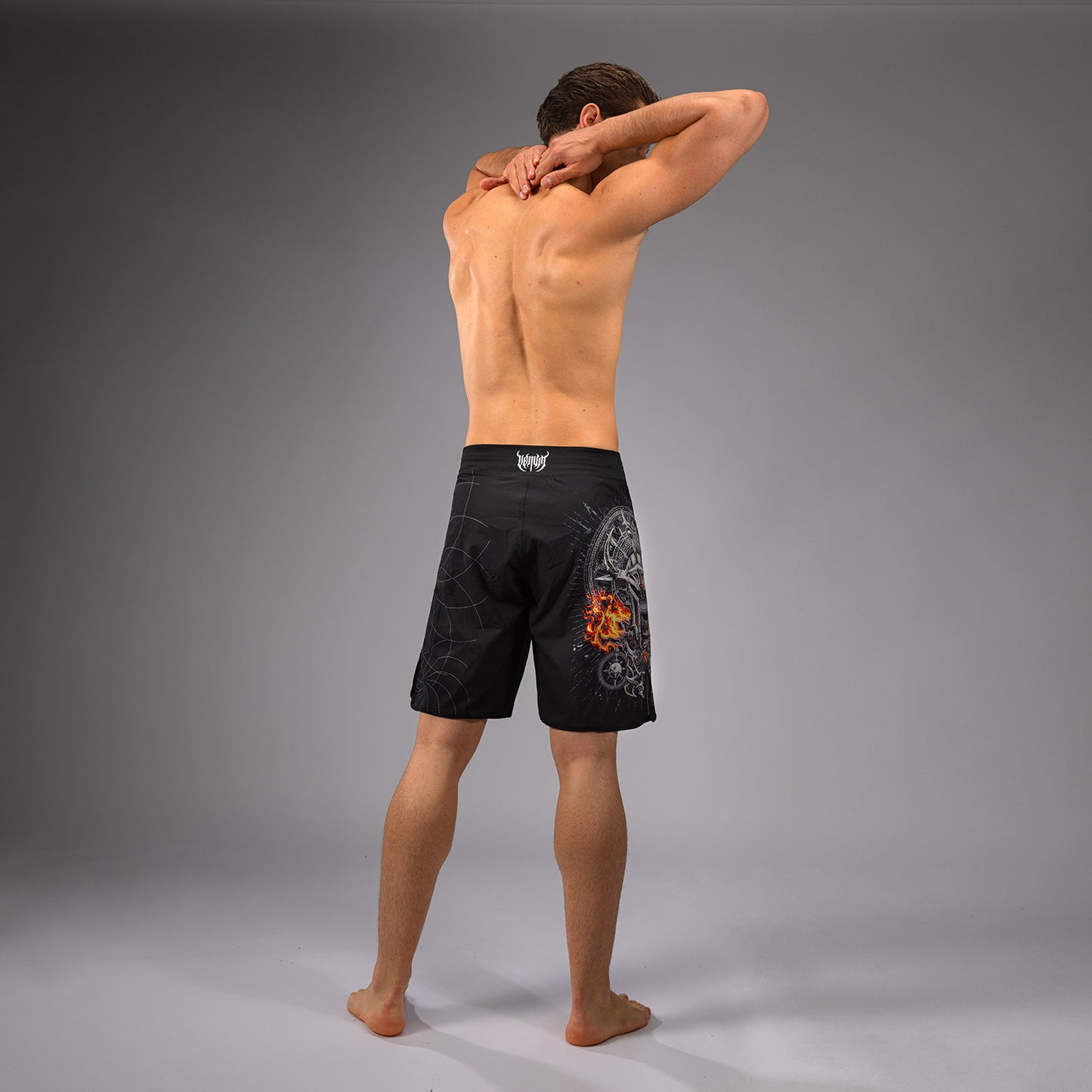 Venum Gladiator 5.0 남성용 파이트 쇼츠 – 블랙/실버