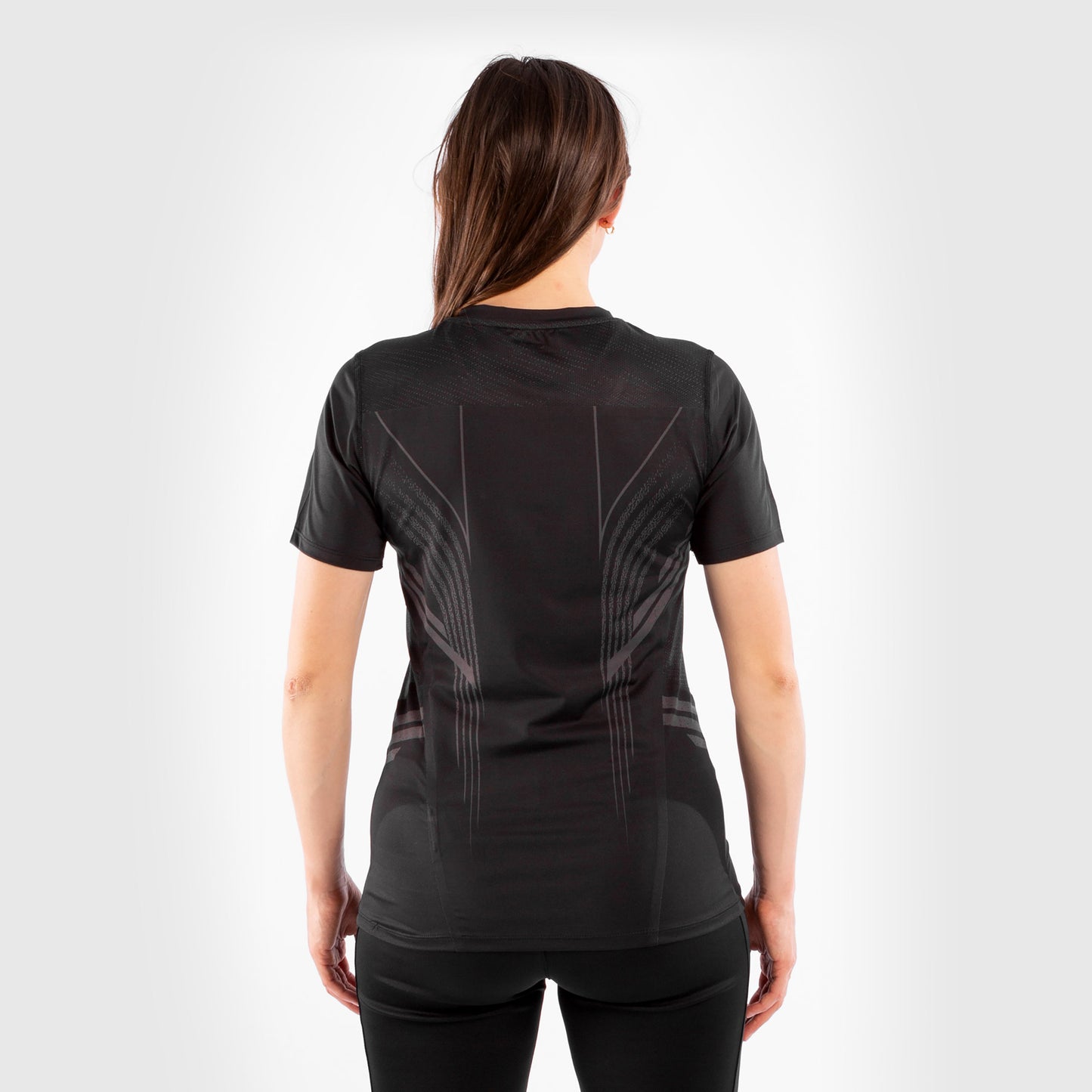 UFC Venum Authentic Fight Night 여성용 워크아웃 저지 – 블랙