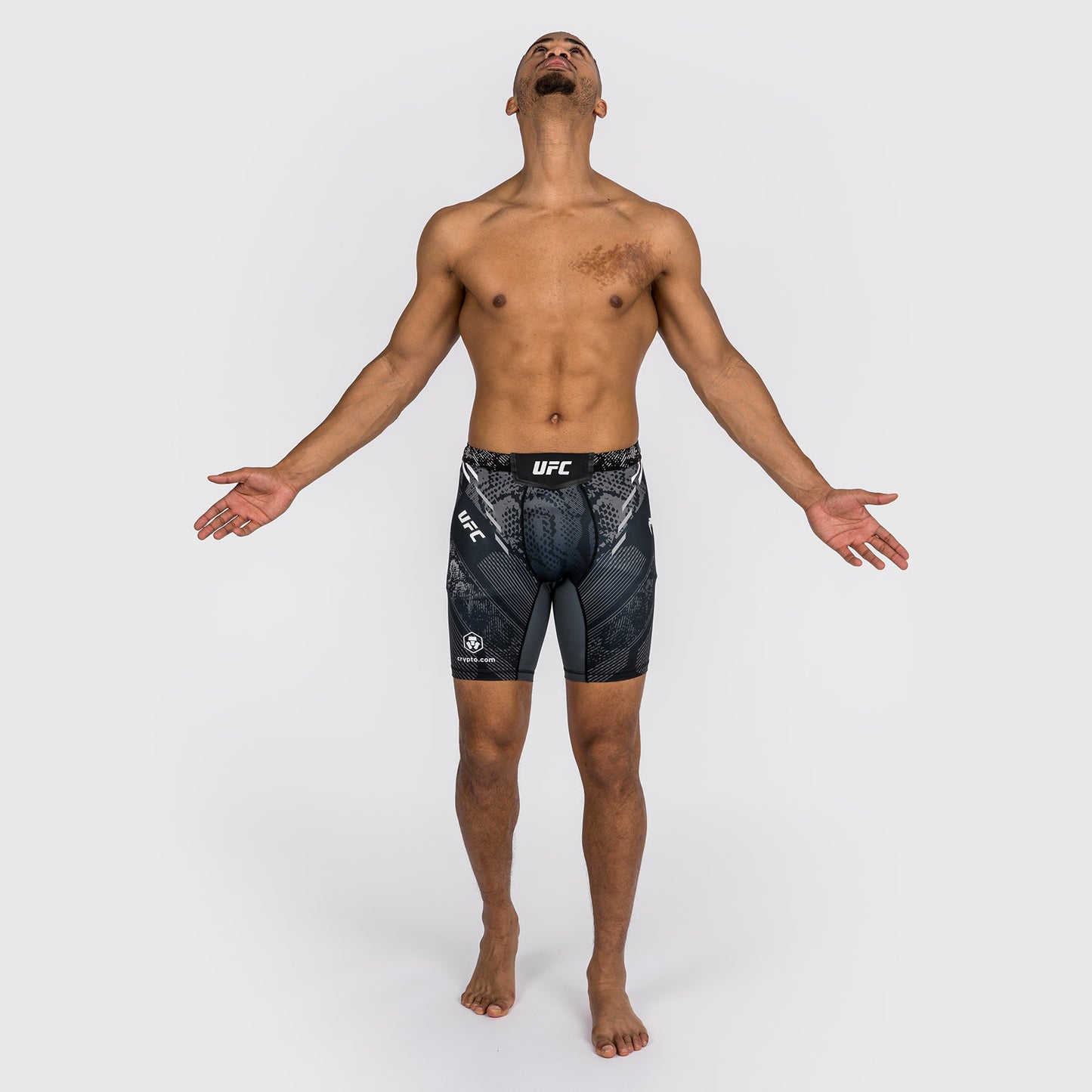 UFC Adrenaline by Venum 남성용 발리 투도 쇼츠 – 블랙