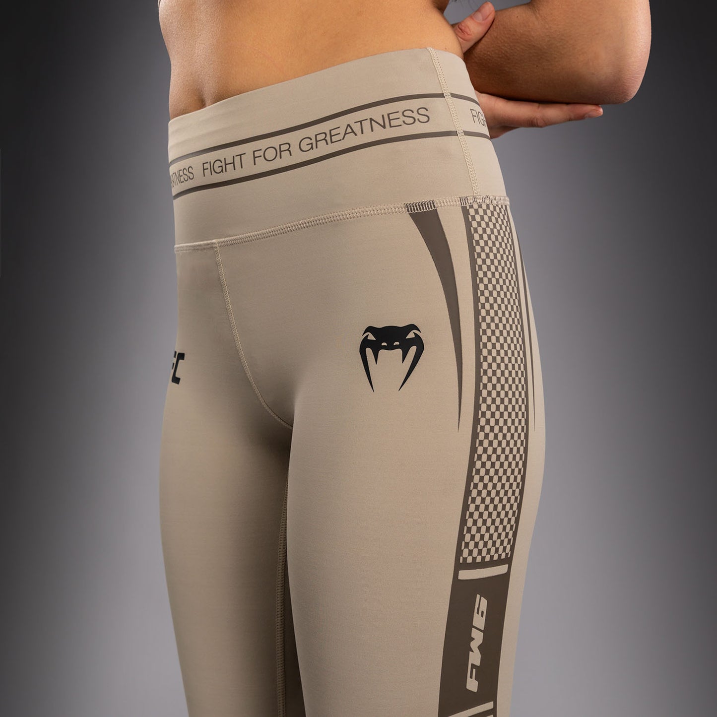 Venum UFC Unity by Venum Authentic Fight Week 여성 기능성 컴프레션 타이츠 - 샌드