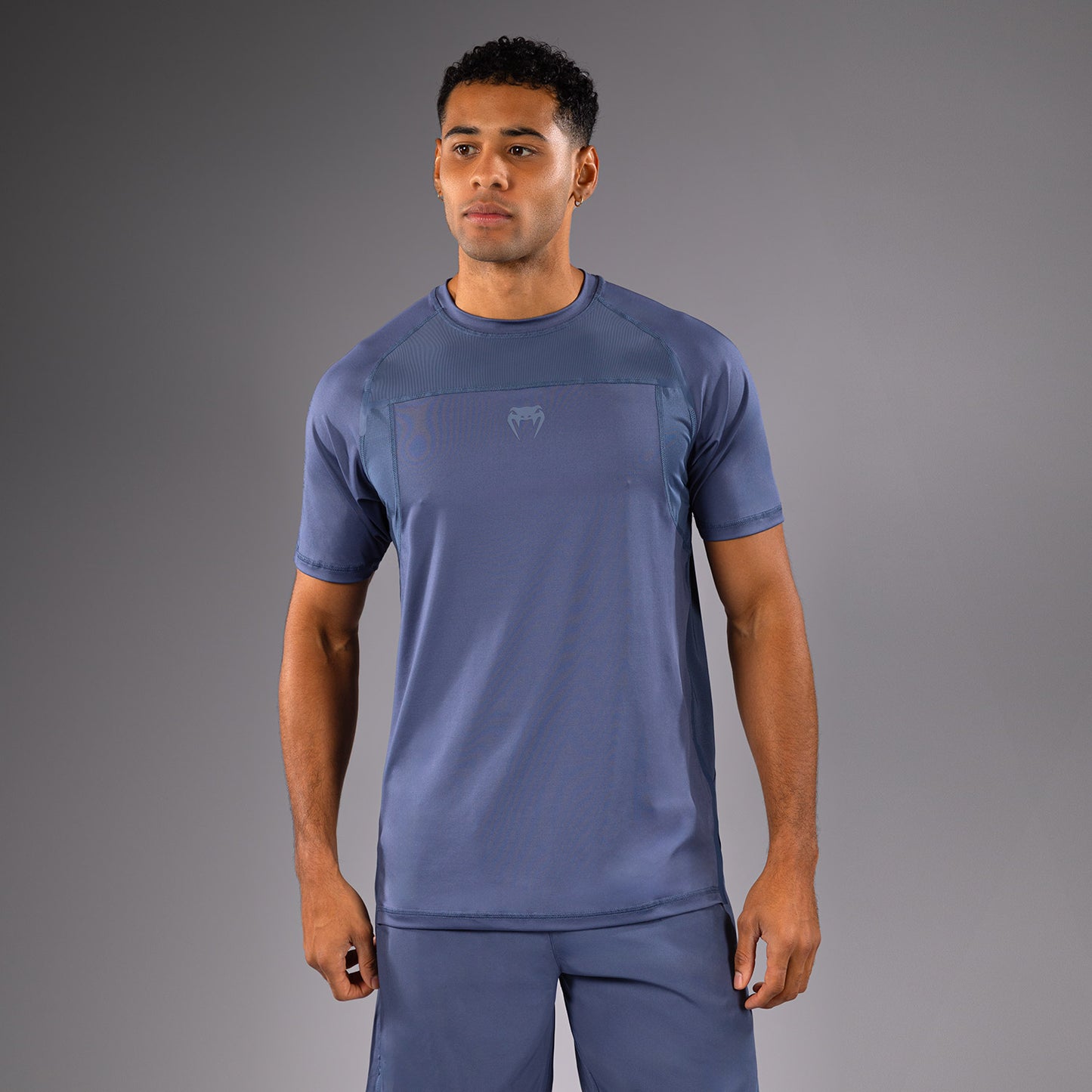 Venum G-Fit Air 남성용 드라이 테크 티셔츠 – 포기 블루