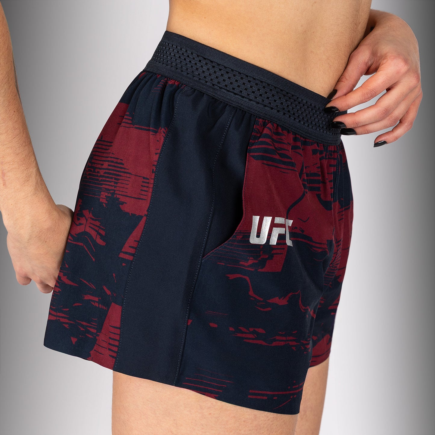 Women’s UFC Zenith by Venum 네이비 블루 오센틱 파이트 위크 퍼포먼스 쇼츠