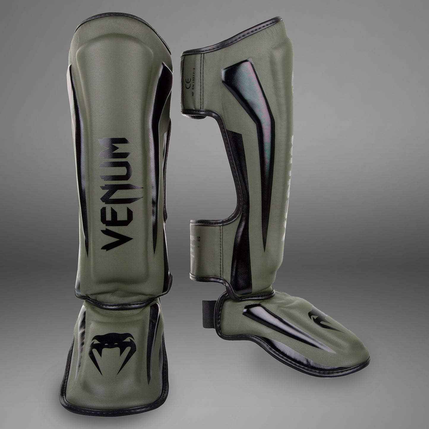 Venum Elite Standup 정강이 보호대 – 카키/블랙