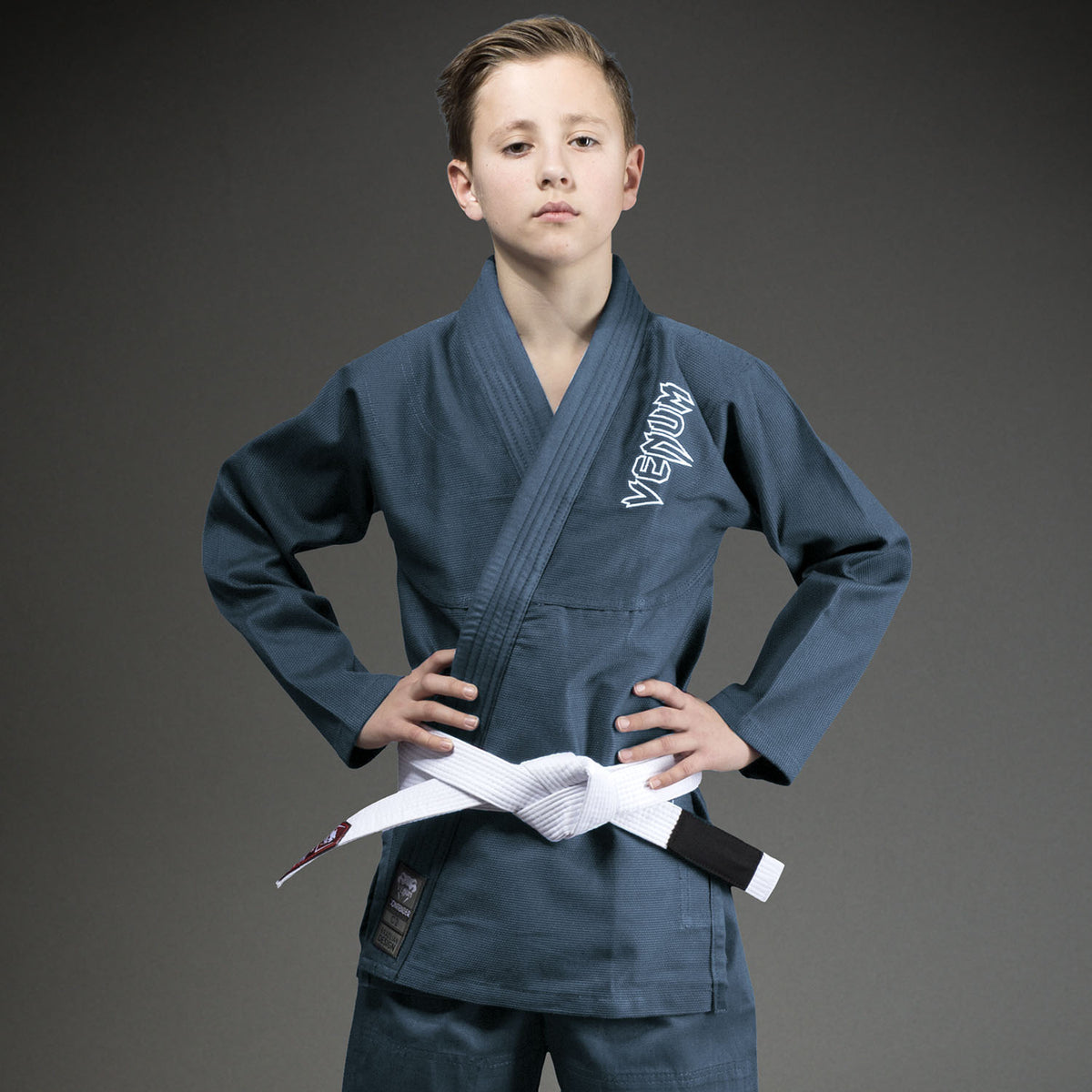 Venum Contender 아동용 BJJ 도복 (흰색 벨트 무료 포함) – 블루
