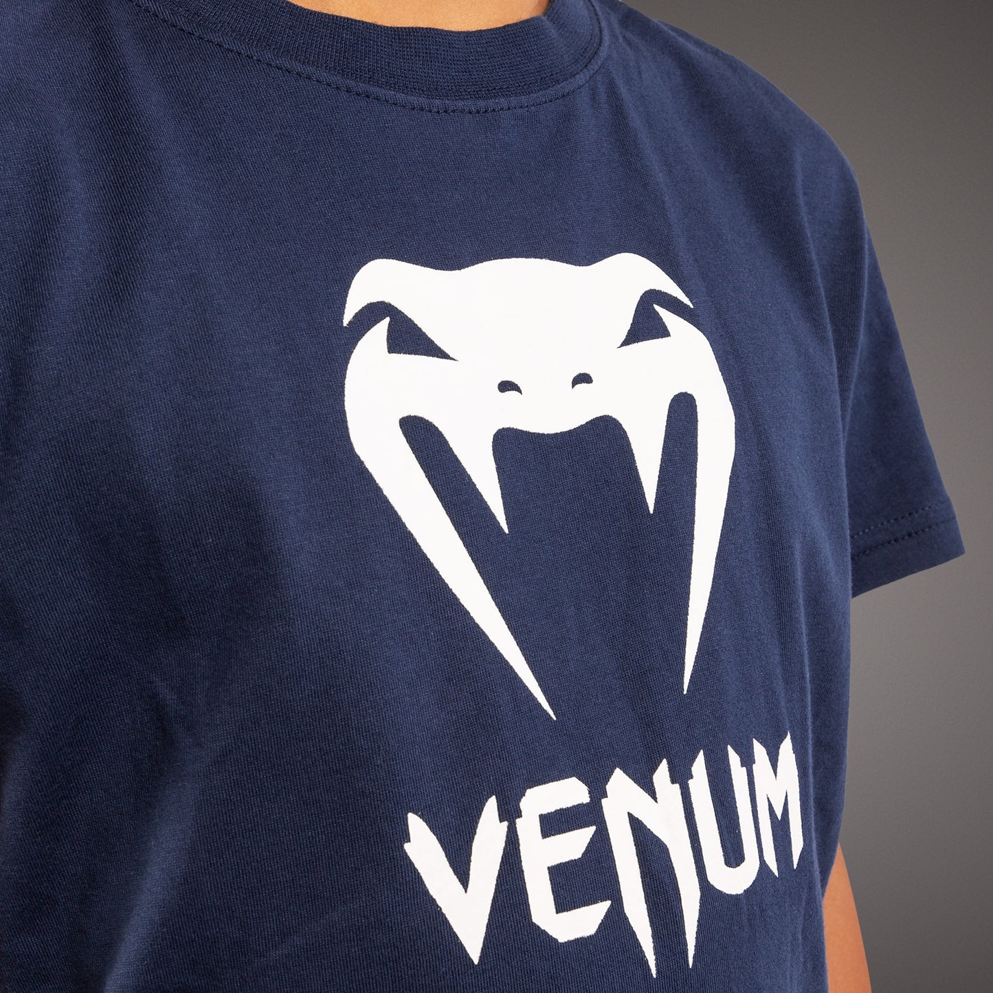 Venum Classic 키즈 코튼 티셔츠 – 네이비 블루