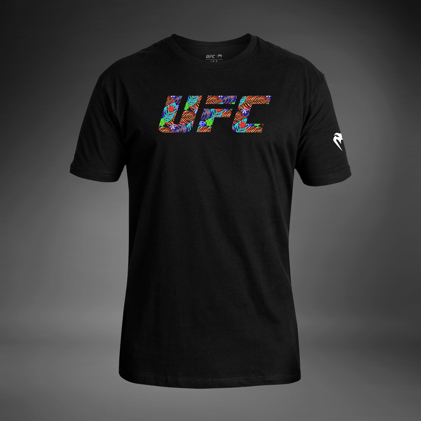 남성용 UFC Unrivaled by Venum 블랙 Dustin Poirier 티셔츠