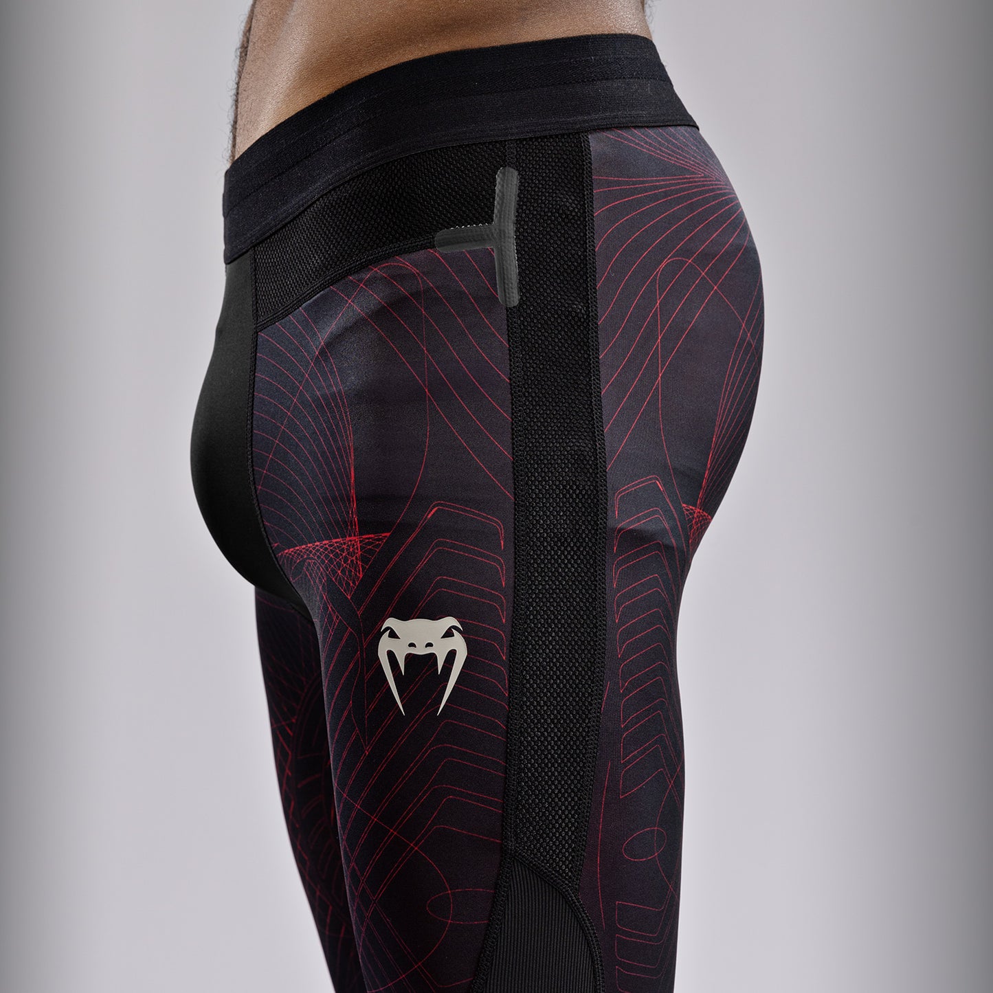 Venum G-Fit Air 남성용 스패츠 – 딥 블랙/파이어 레드