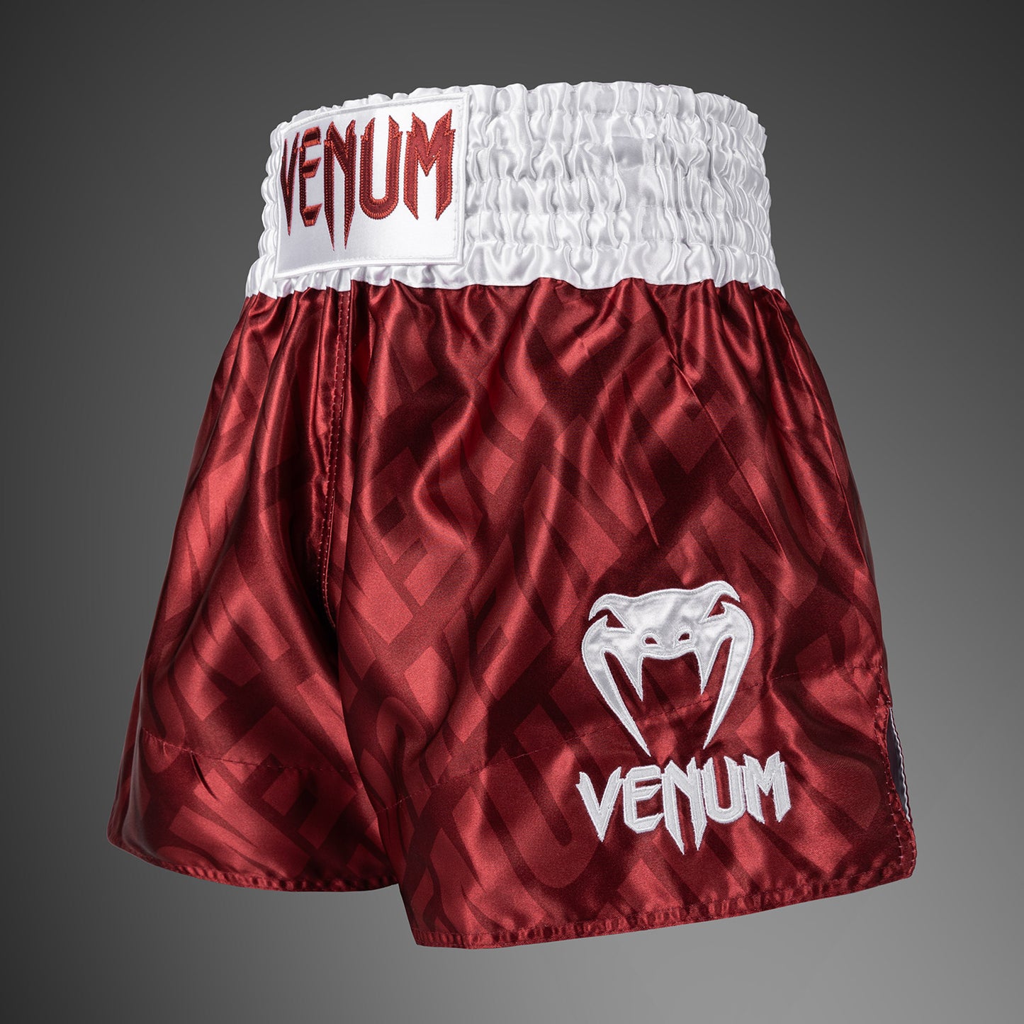 Venum Contender XT 무에타이 쇼츠 – 체리 레드/화이트