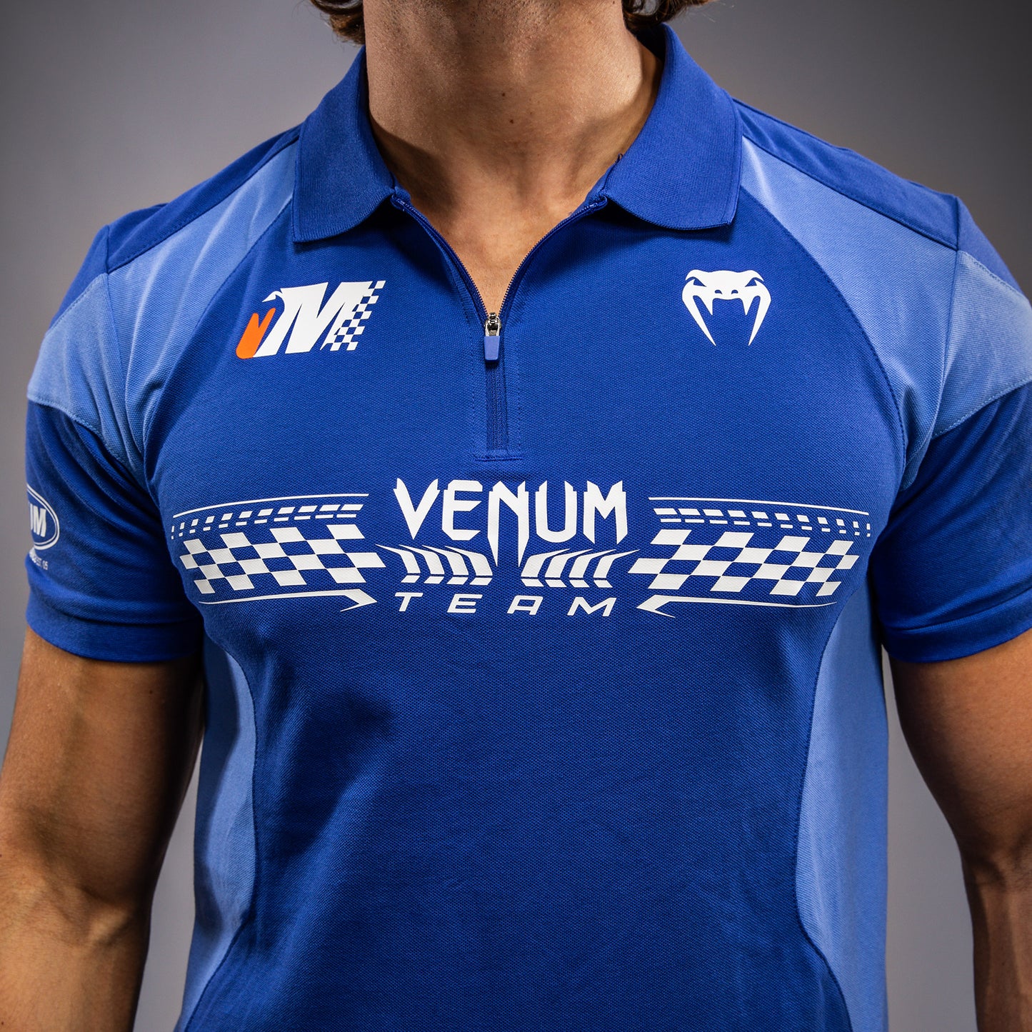 Venum Motorsport 코튼 폴로 – 로열 블루