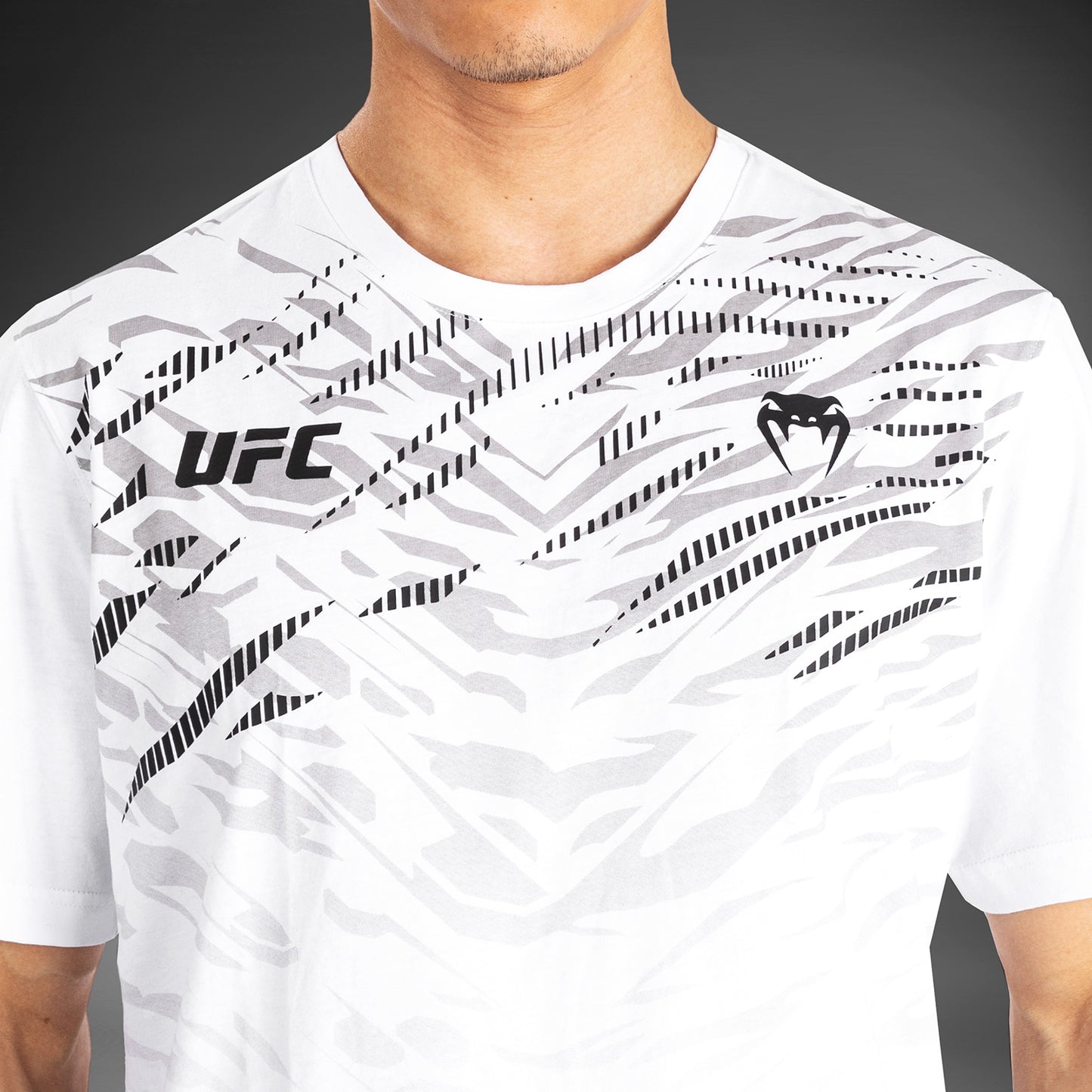 UFC Fusion by Venum 남성용 반팔 티셔츠 – 화이트