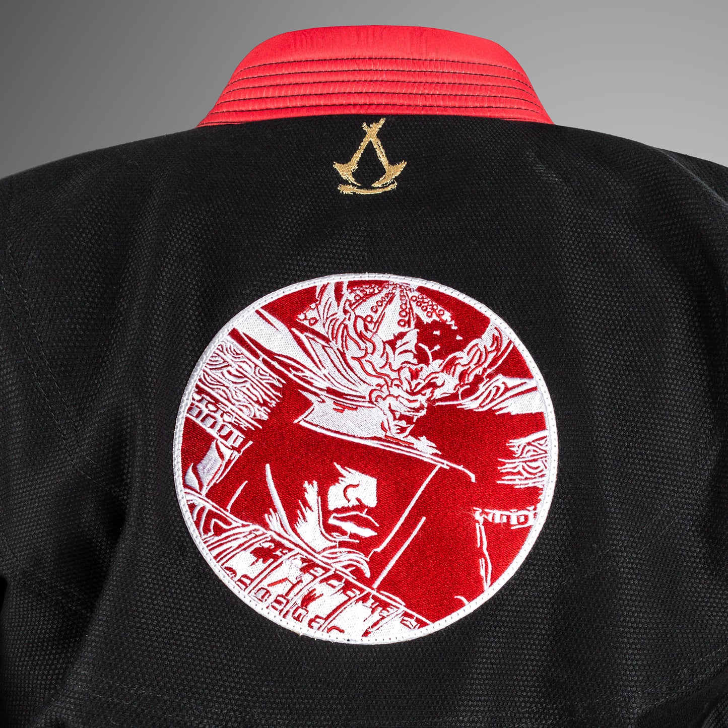 Venum x Assassin's Creed Shadows 주짓수 도복 – 버건디/블랙