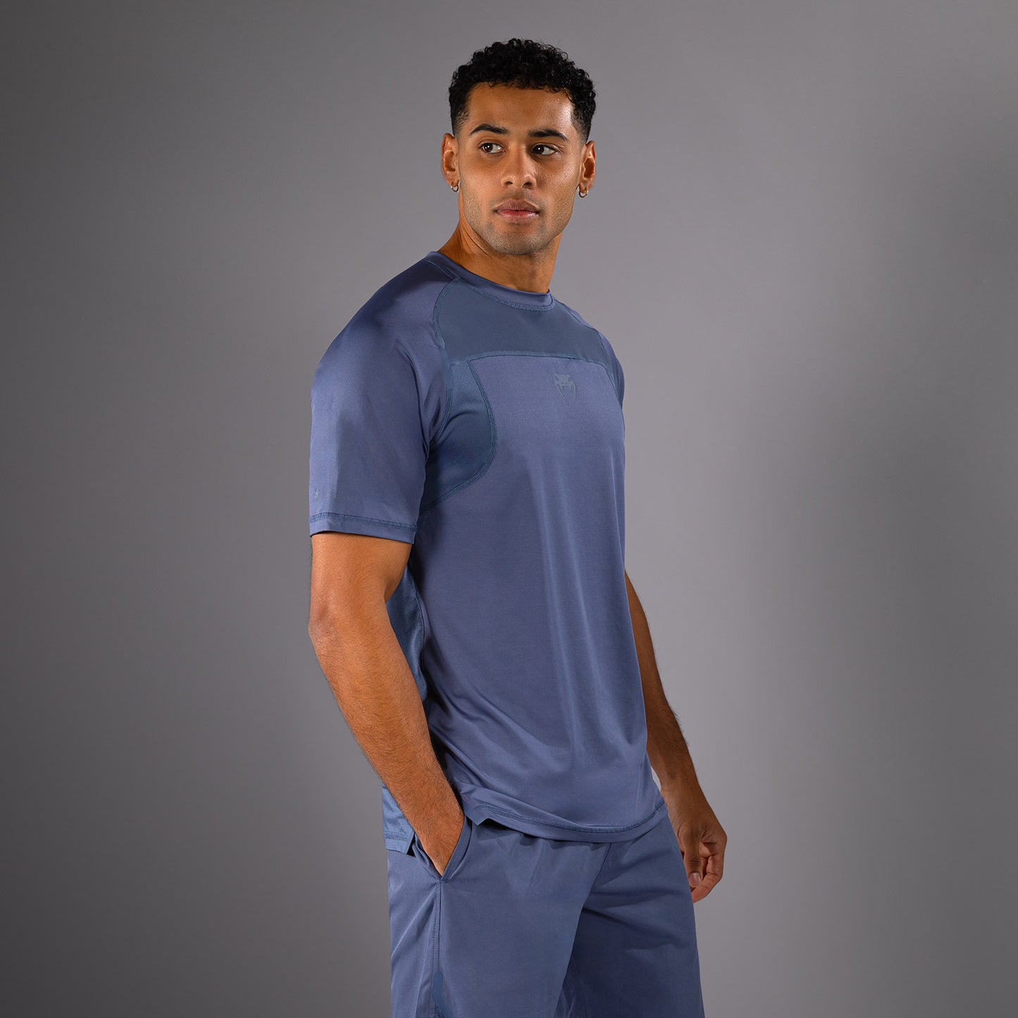 Venum G-Fit Air 남성용 드라이 테크 티셔츠 – 포기 블루