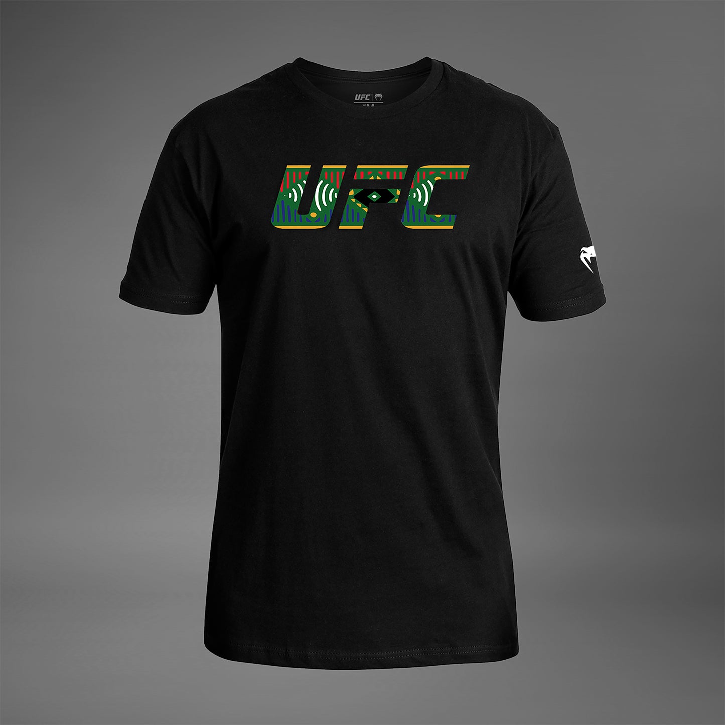 남성용 UFC Unrivaled by Venum 블랙 드리커스 두 플레시 티셔츠