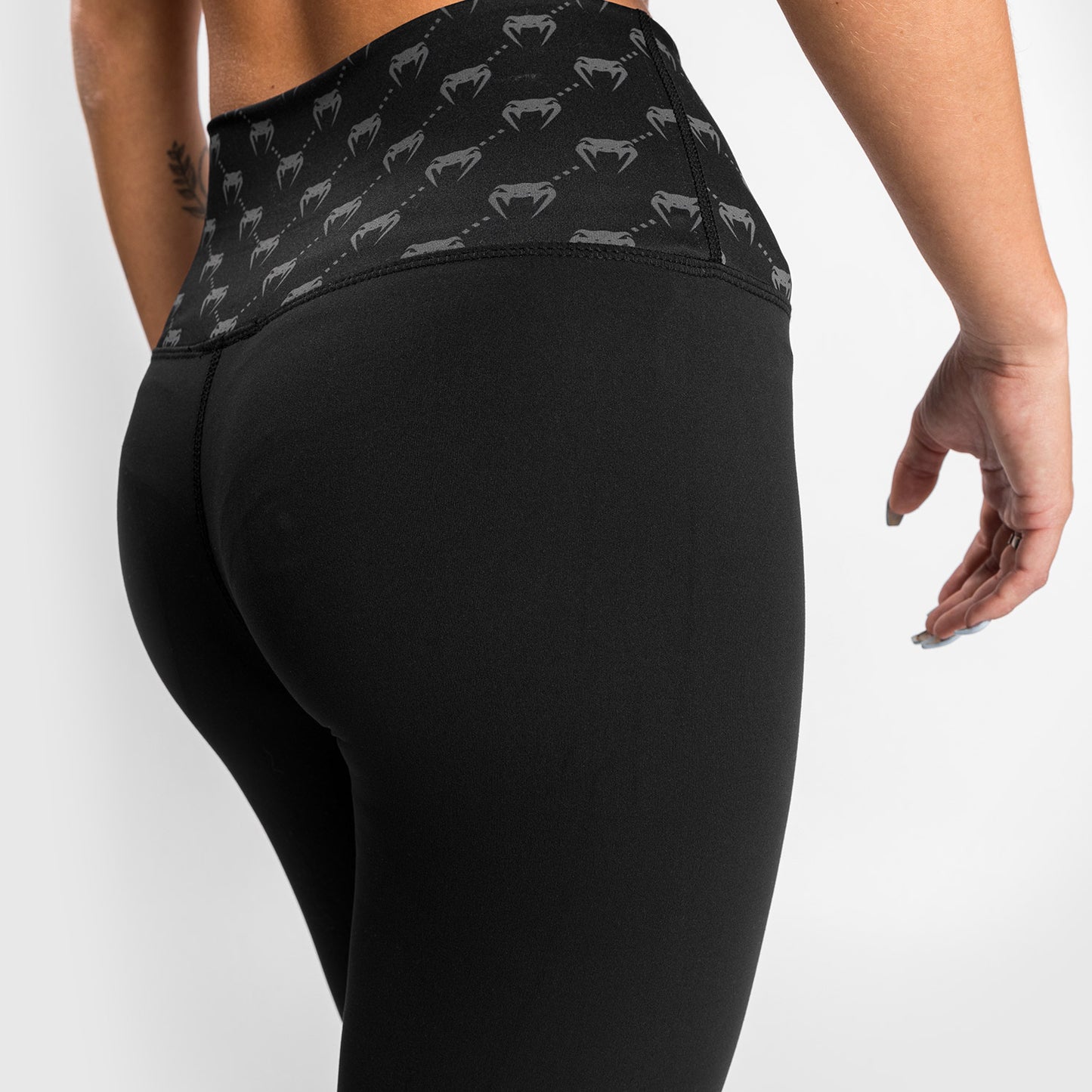 Venum Monogram 7/8 레깅스 – 블랙/핑크 골드