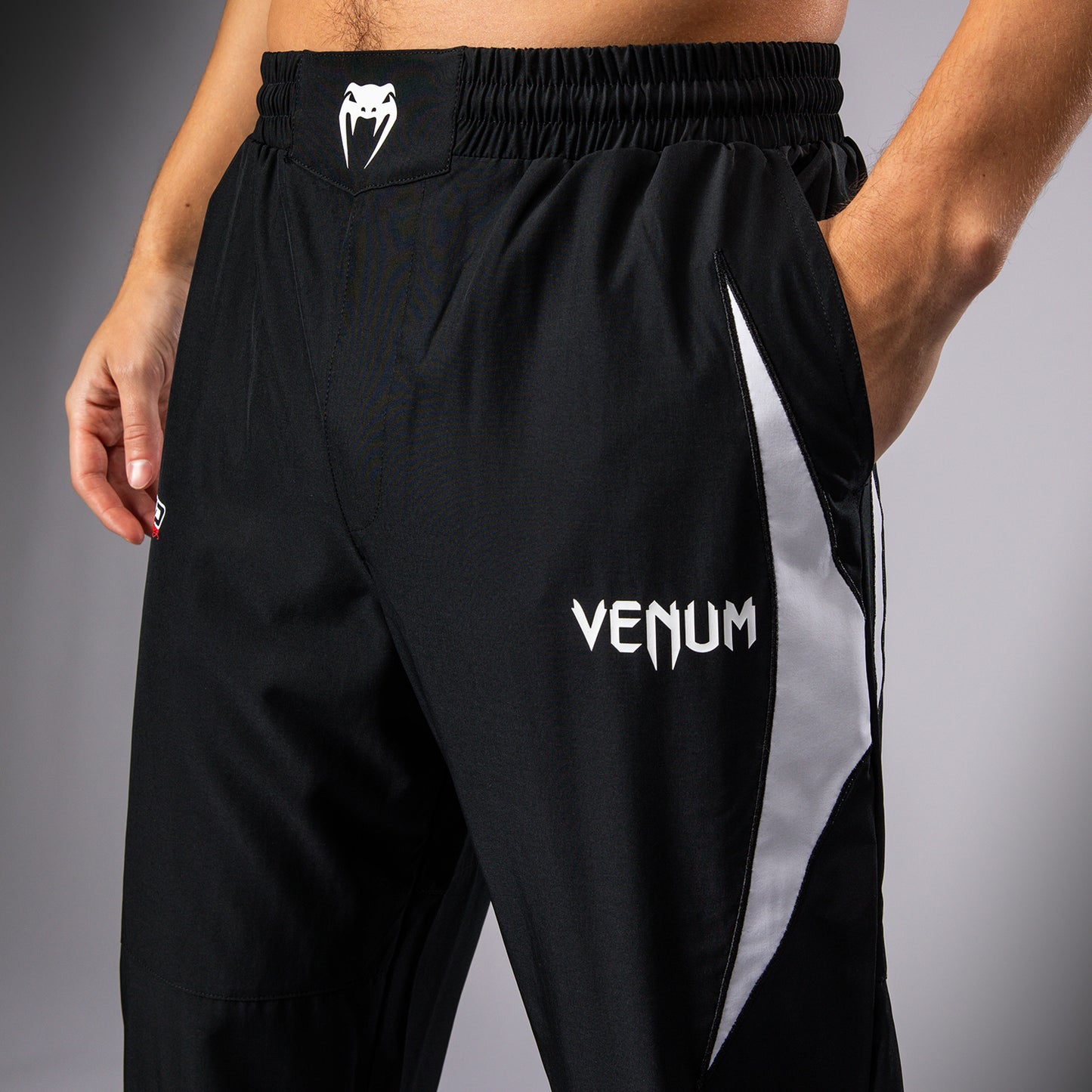 Venum x Bud Racing 남성용 조거 팬츠 – 블랙/화이트/라임 그린