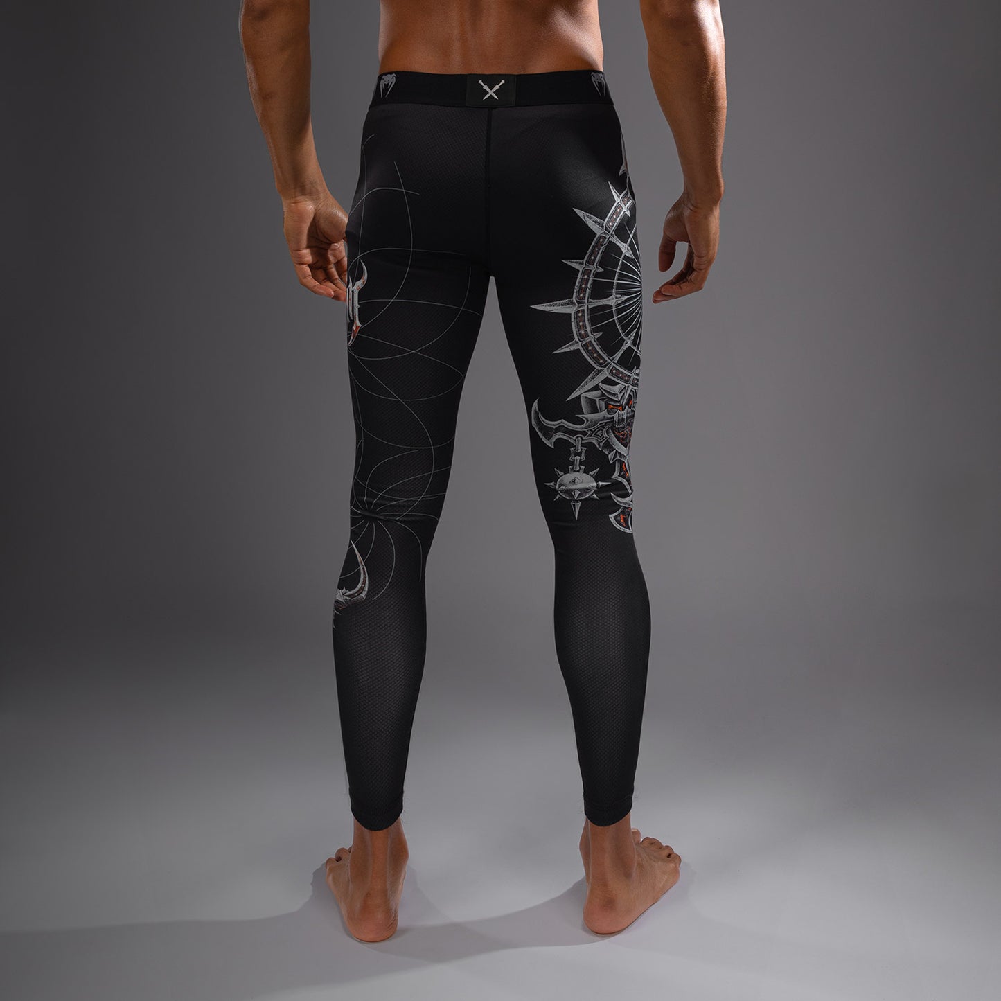 Venum Gladiator 5.0 남성용 스패츠 – 블랙/실버