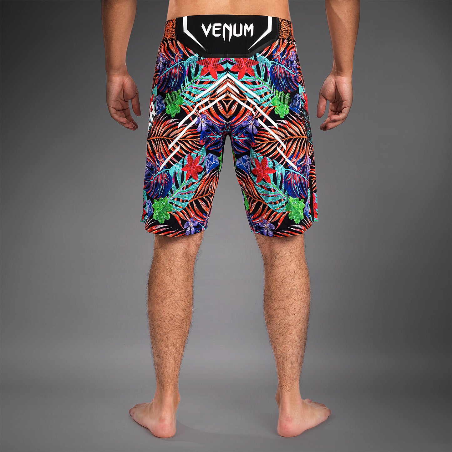 Men's UFC Unrivaled by Venum 블루 Dustin Poirier 롱 핏 파이트 쇼츠