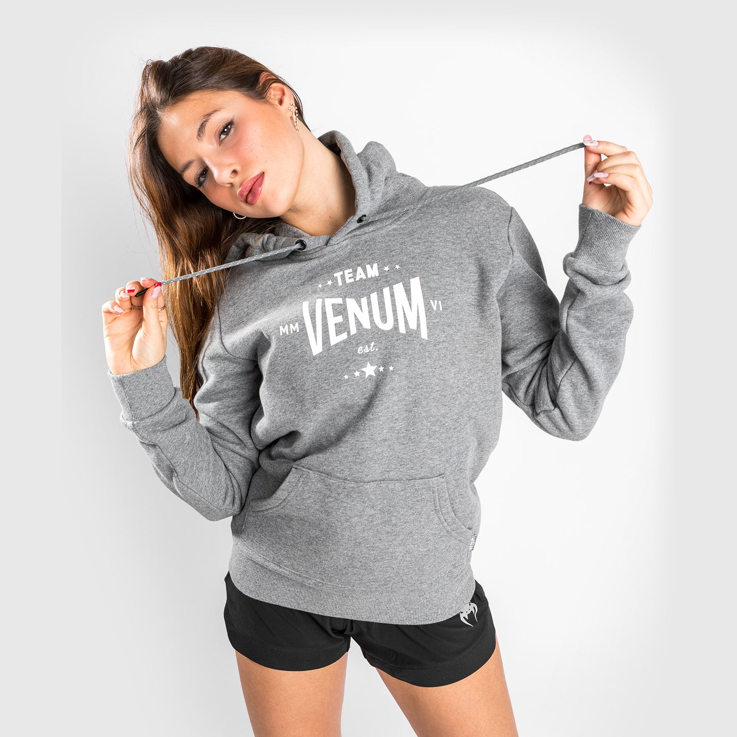 Venum Team 2.0 후디 – 라이트 헤더 그레이