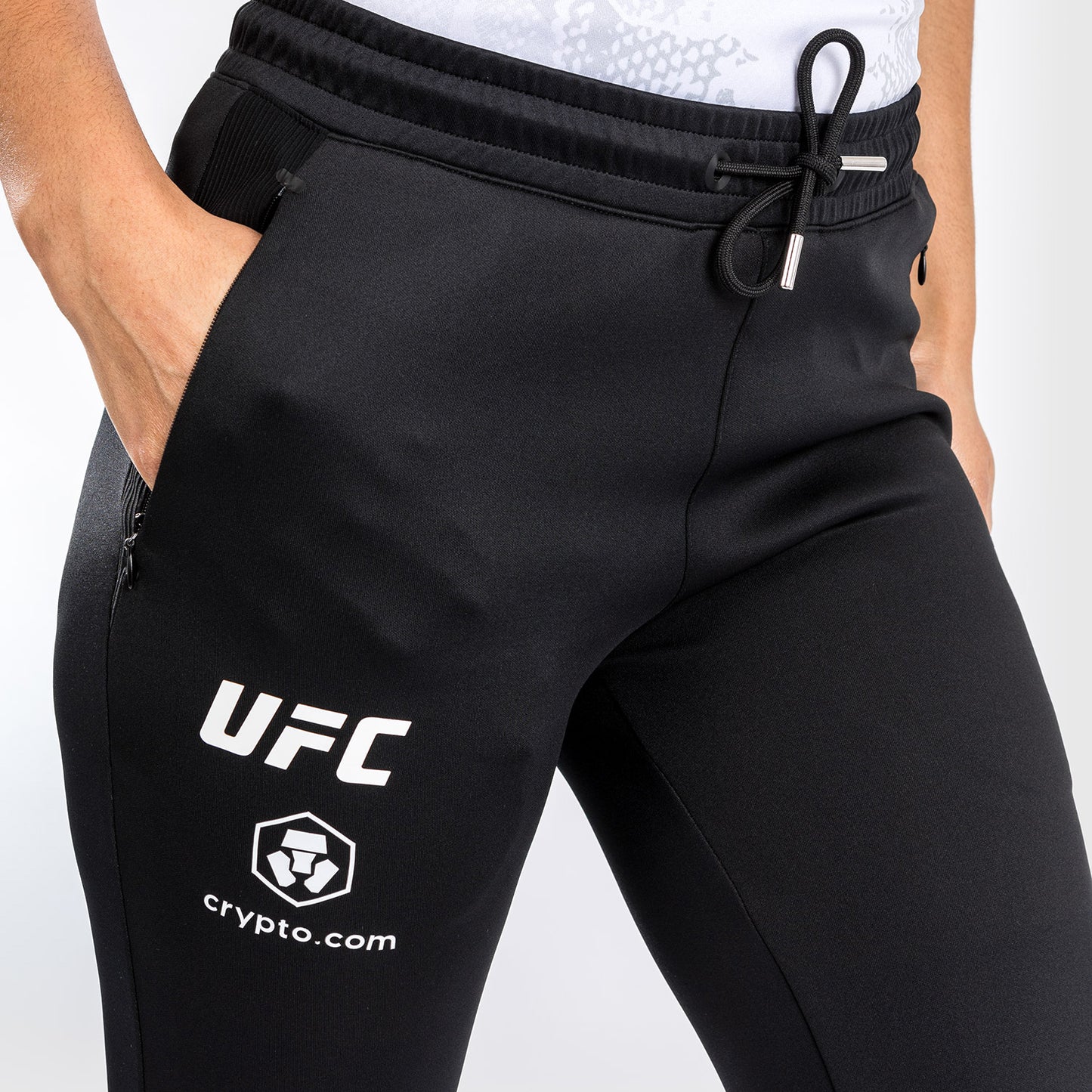 UFC Adrenaline by Venum 여성용 워크아웃 팬츠 – 블랙