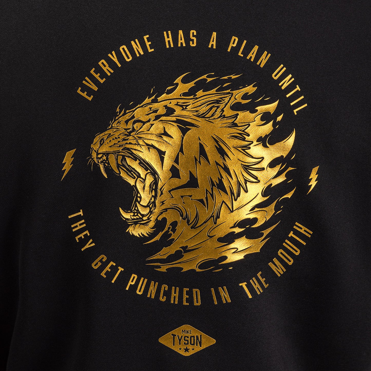 Venum x Mike Tyson Tiger 후디 - 블랙/골드