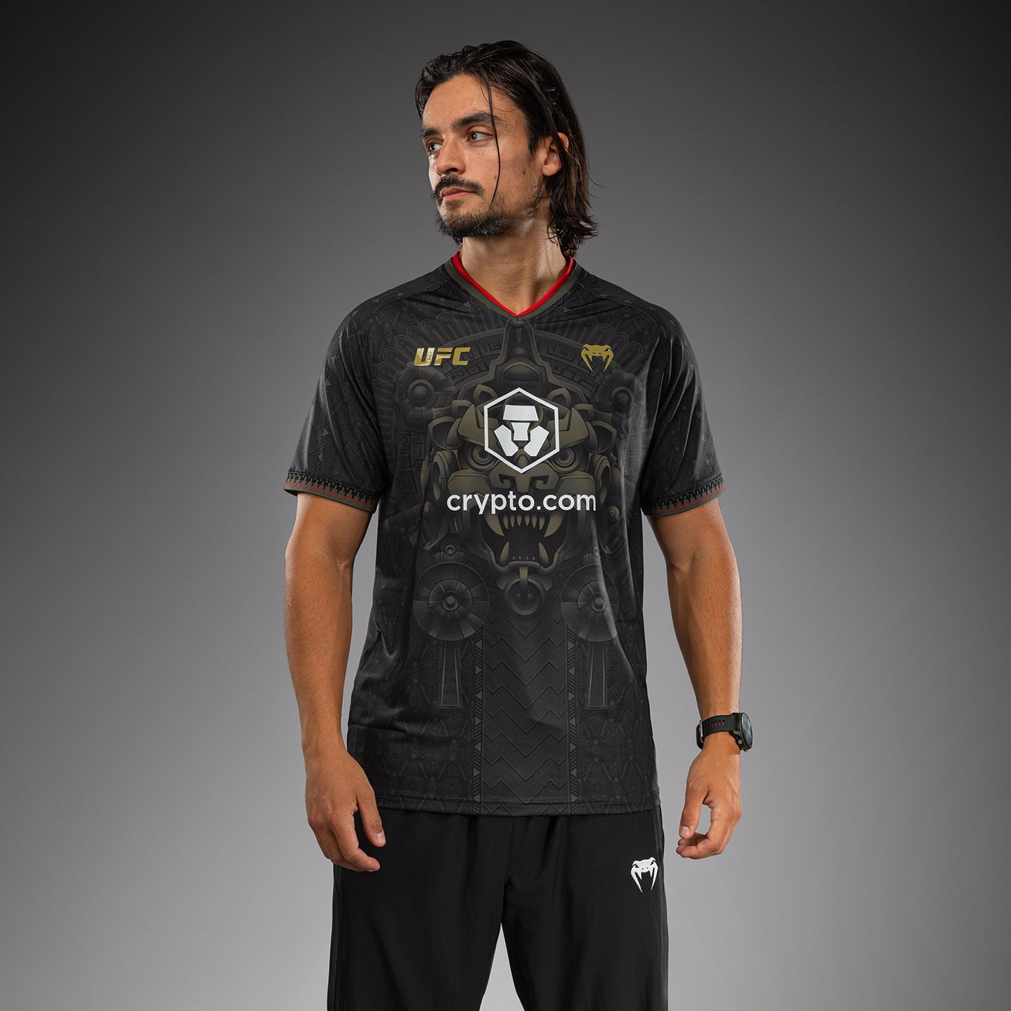 Men’s Noche UFC 2.0 by Venum 블랙 어센틱 파이트 나이트 워크아웃 저지