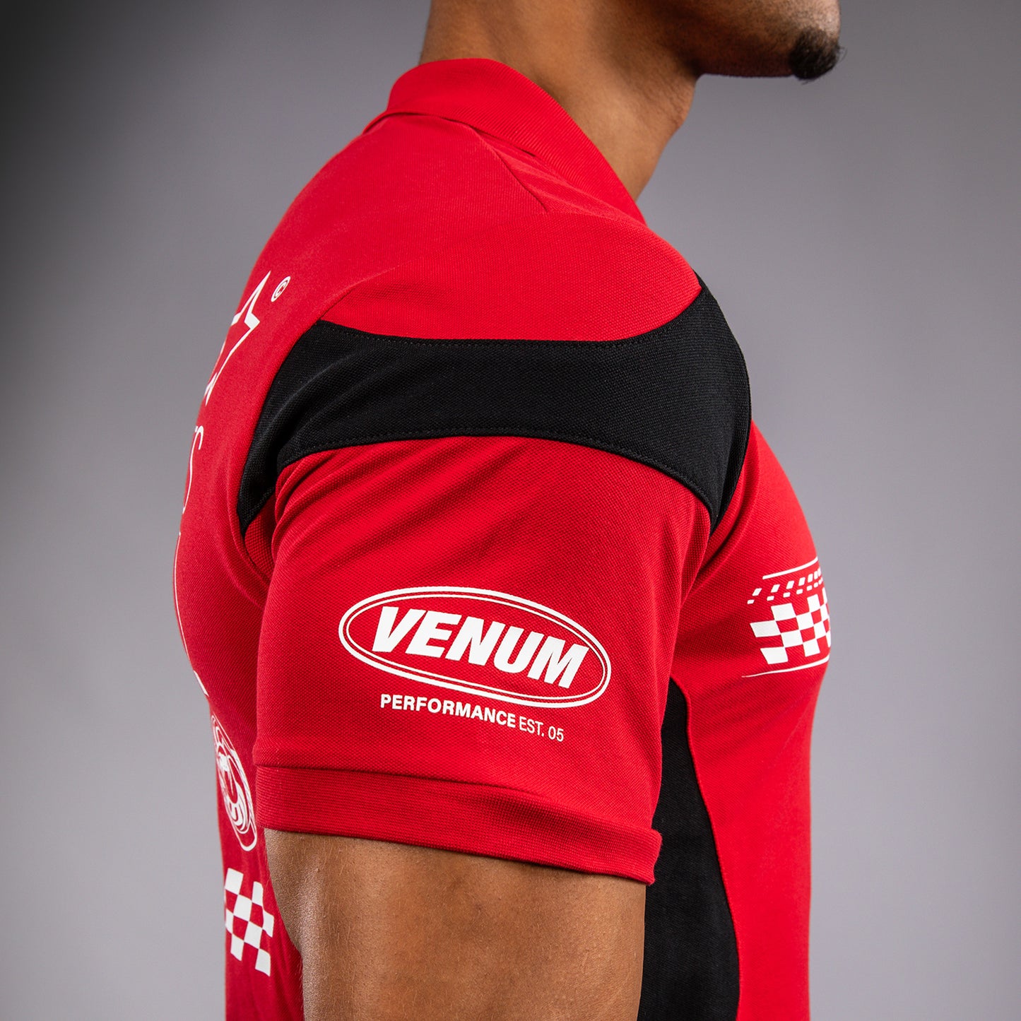 Venum Motorsport 코튼 폴로 – 레이서 레드