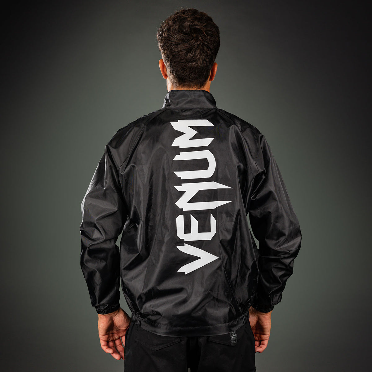 Venum MX Basics 트레이닝 재킷 - 블랙/화이트