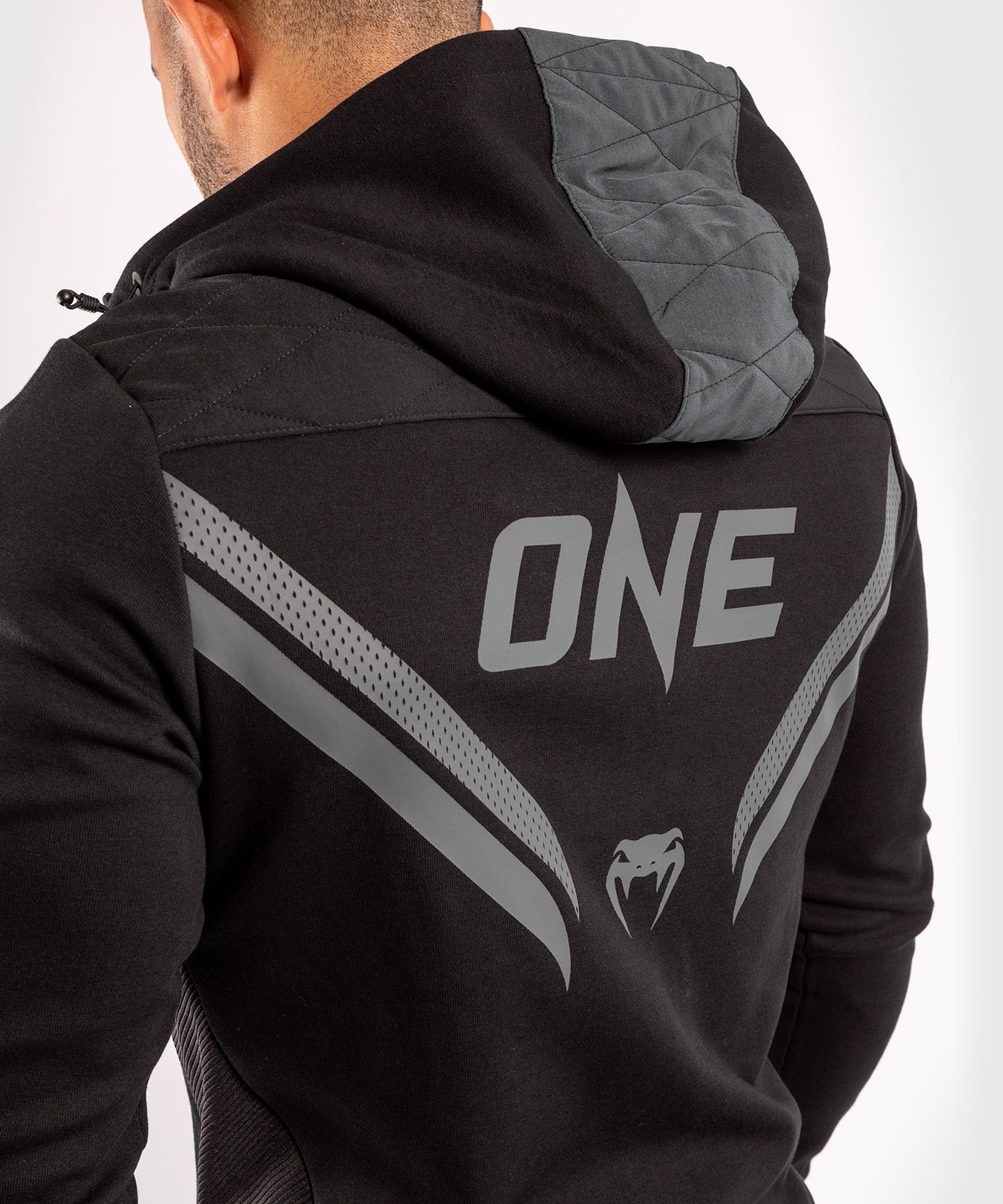Venum ONE FC Impact Hoodie - Black/Black