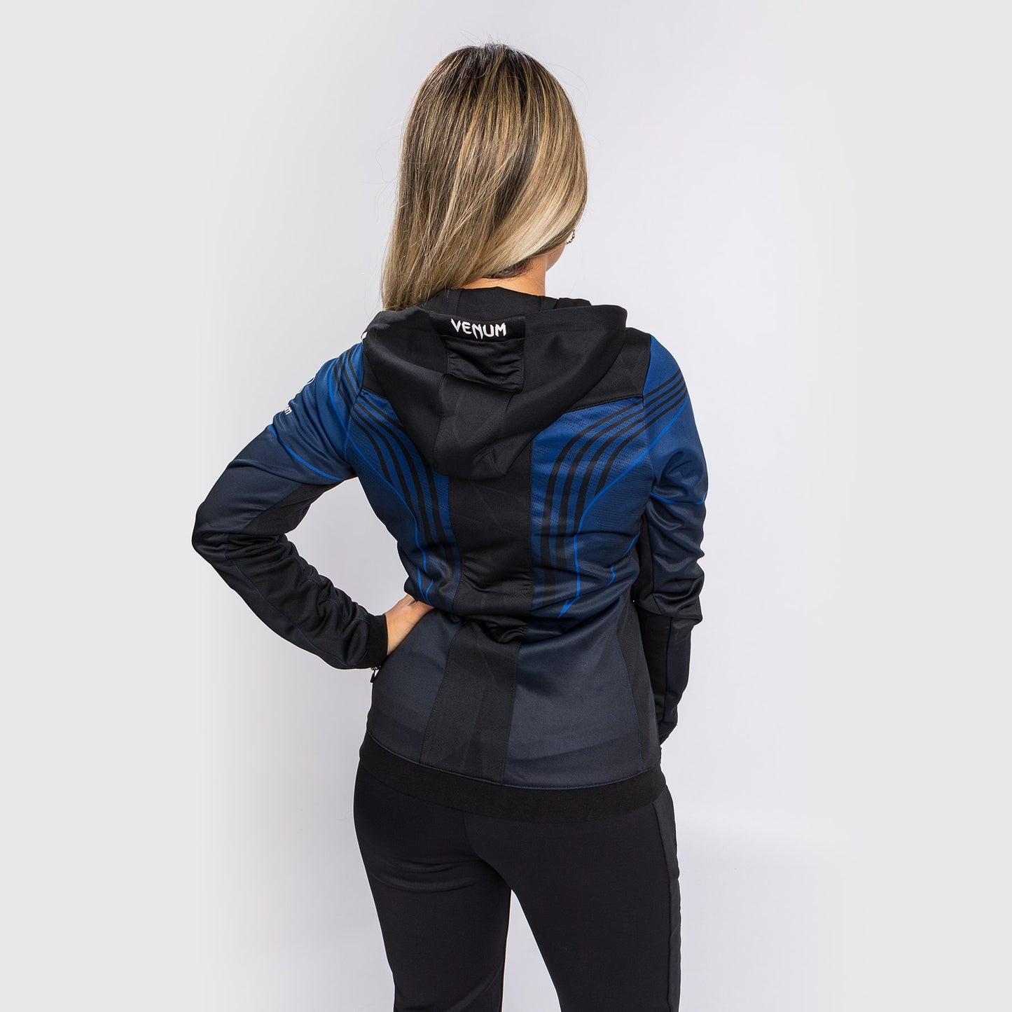 Ufc Authentic Fight Night 2.0 Kit By Venum 여성용 워크아웃 후디 – 미드나잇 에디션