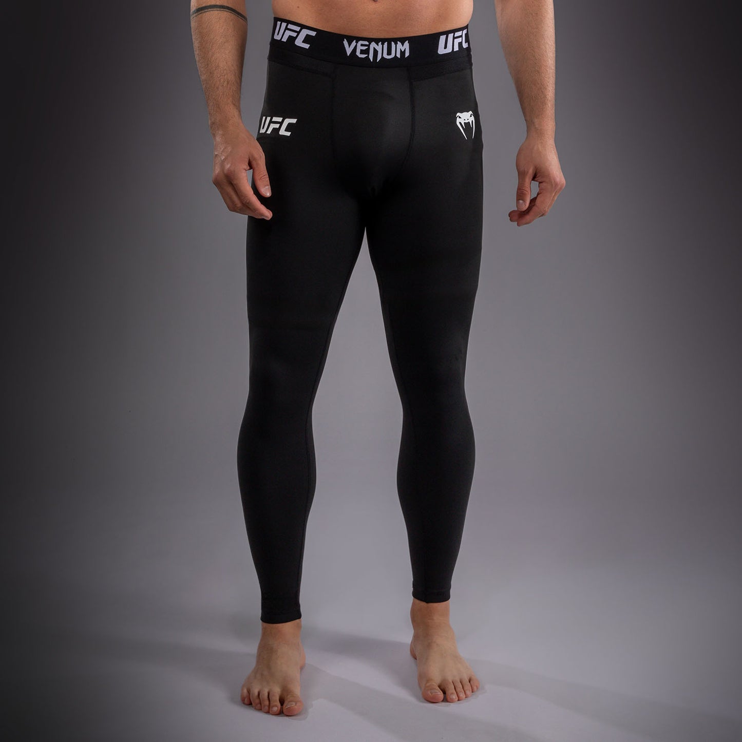 Venum UFC Unity by Venum Authentic Fight Week 남성 기능성 컴프레션 타이츠 - 블랙