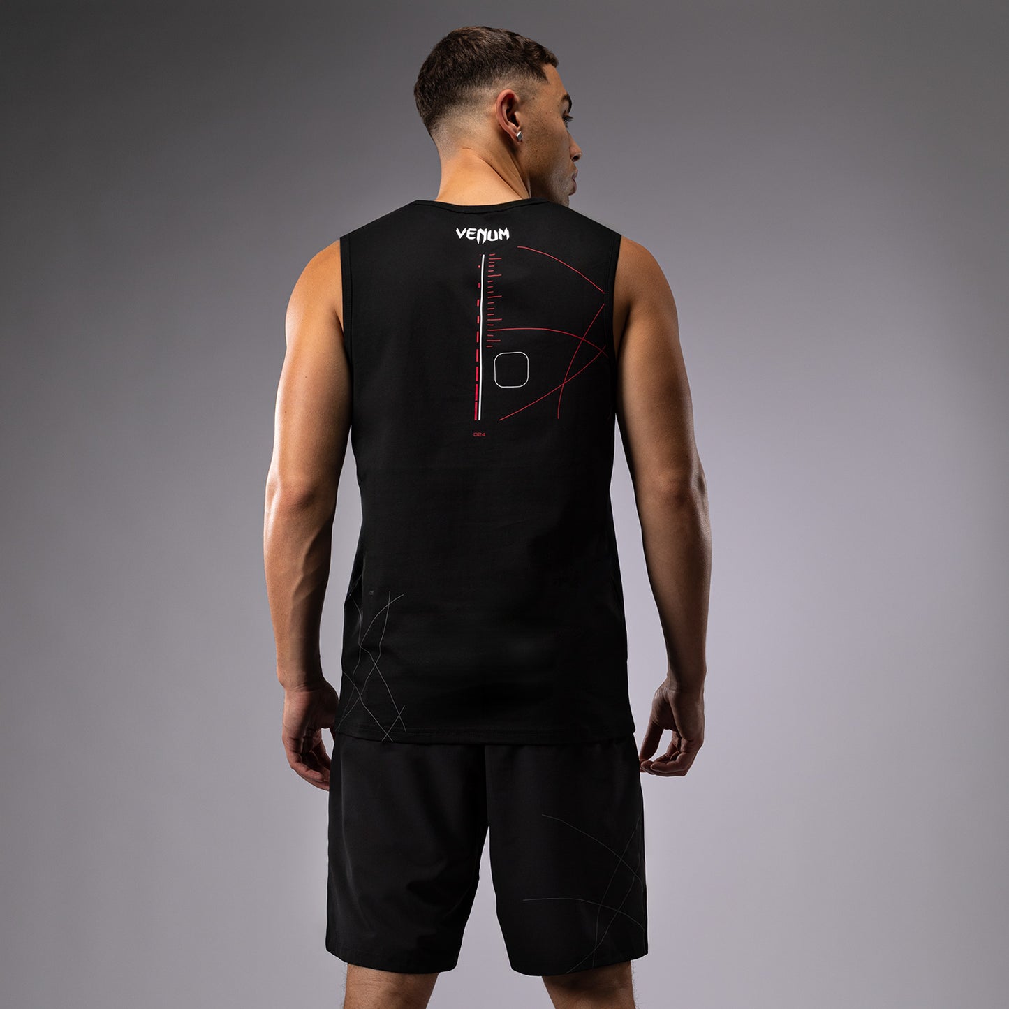 Venum Tactical XT 탱크탑 – 블랙/파이어 레드