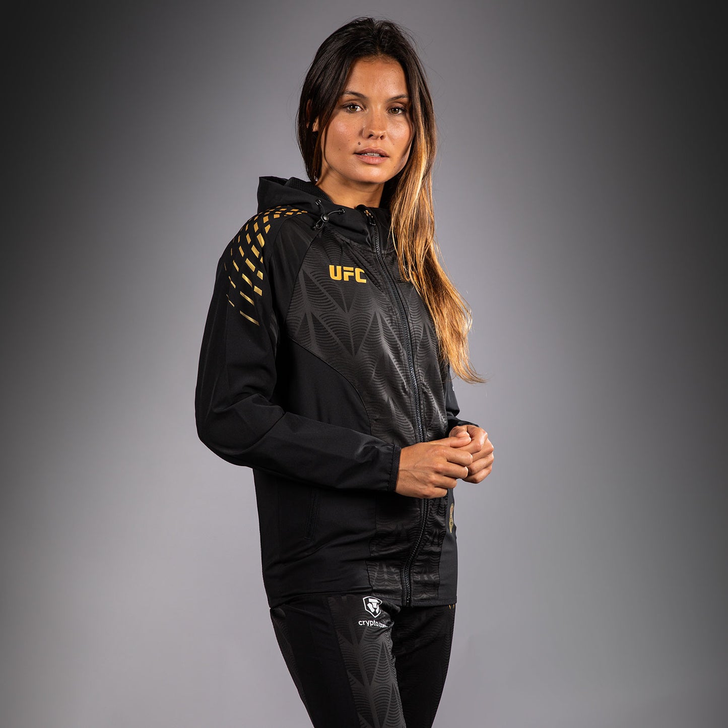 Women's UFC Zenith by Venum 챔피언 오센틱 파이트 나이트 워크아웃 후디