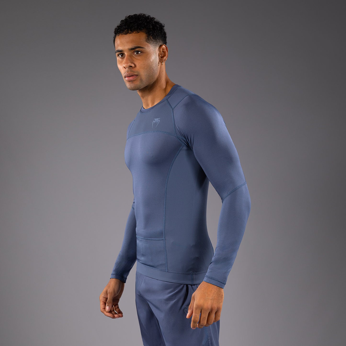 Venum G-Fit Air 남성용 긴팔 래쉬가드 – 포기 블루