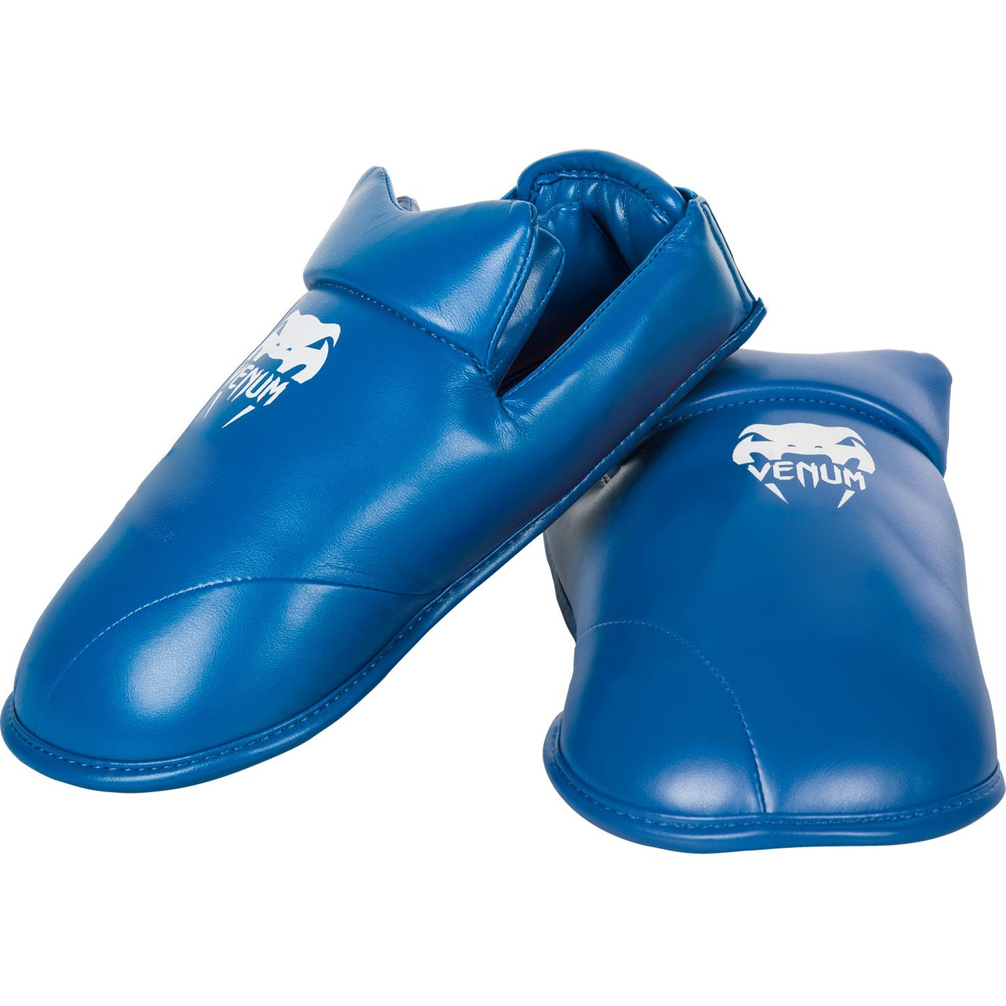 Venum Karate Shin Pad & Foot Protector - Blue