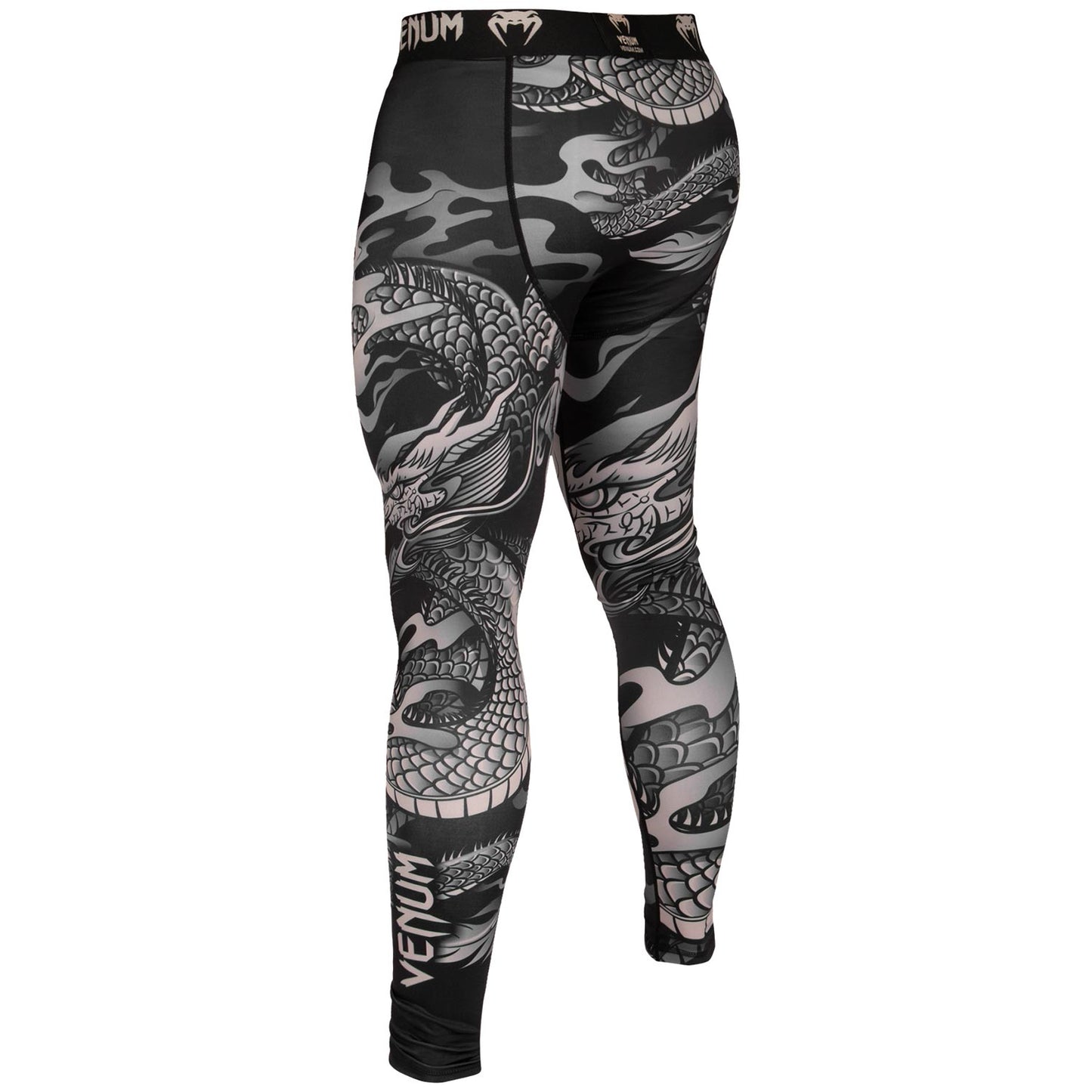 Venum Dragon's Flight Compression Tights - Black/Sand