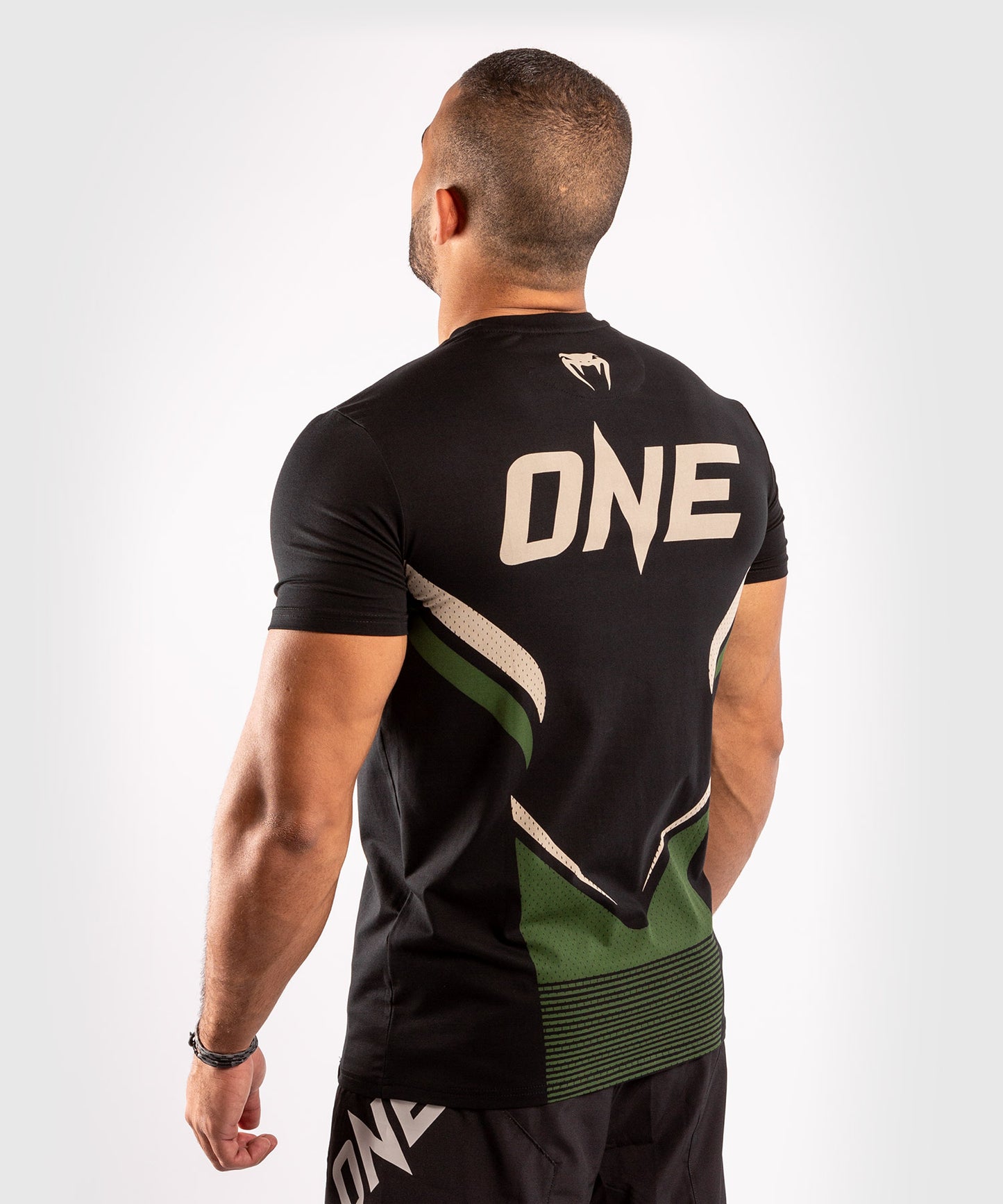 Venum ONE FC Impact T-shirt - Black/Khaki