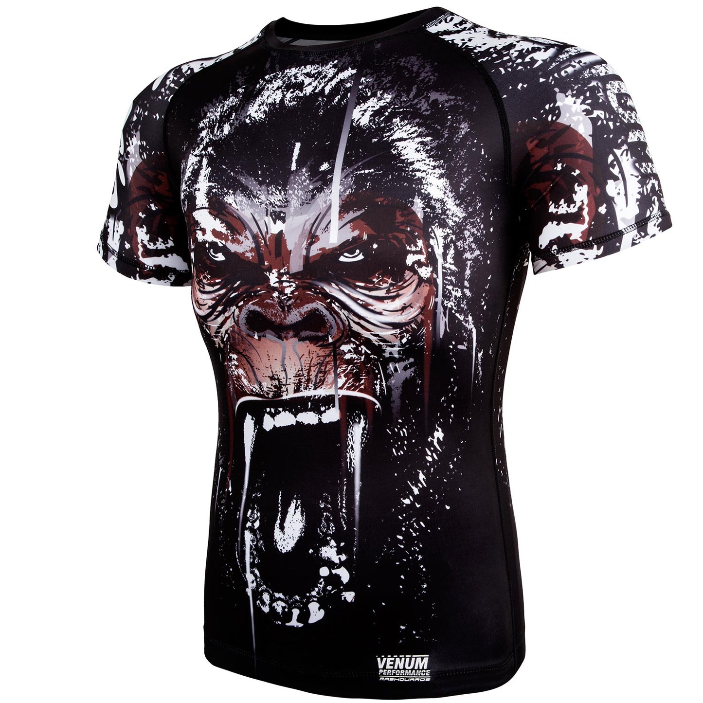 Venum Gorilla Rashguard - Short Sleeves - Black