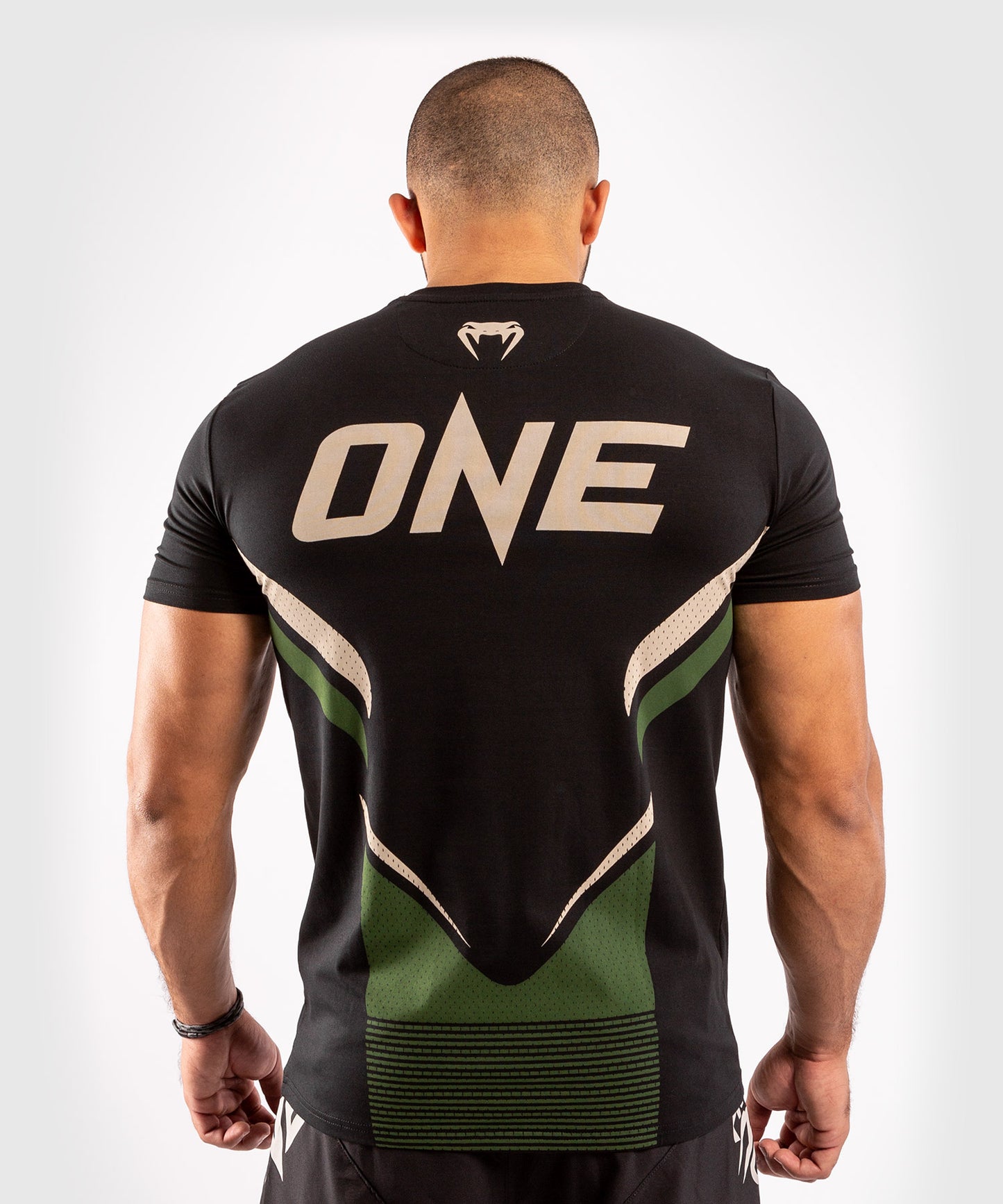 Venum ONE FC Impact T-shirt - Black/Khaki