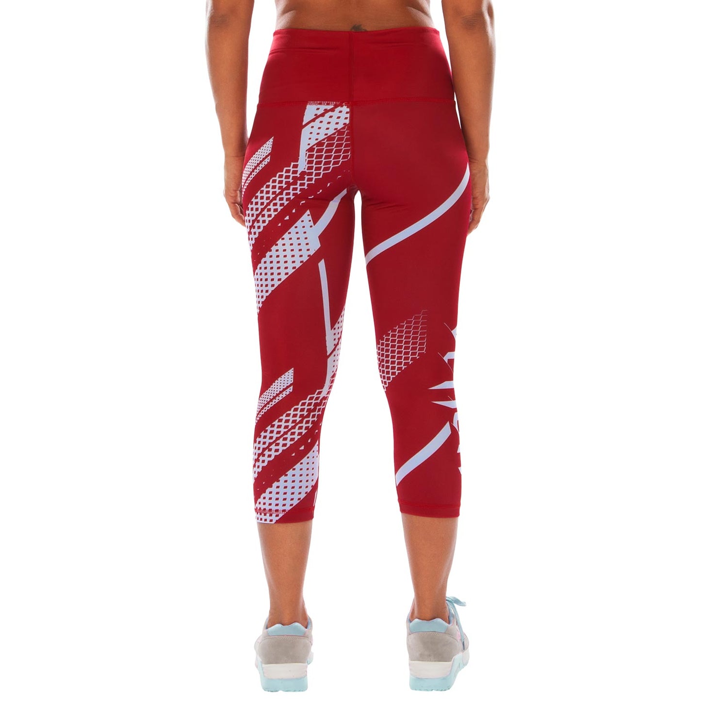 Venum Rapid Cropped Leggings - Coral/Light cyan