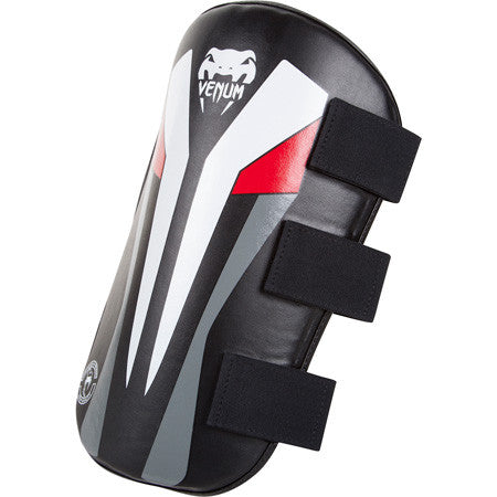 Venum Elite Leg Protector - Pair - Black/Ice/Red