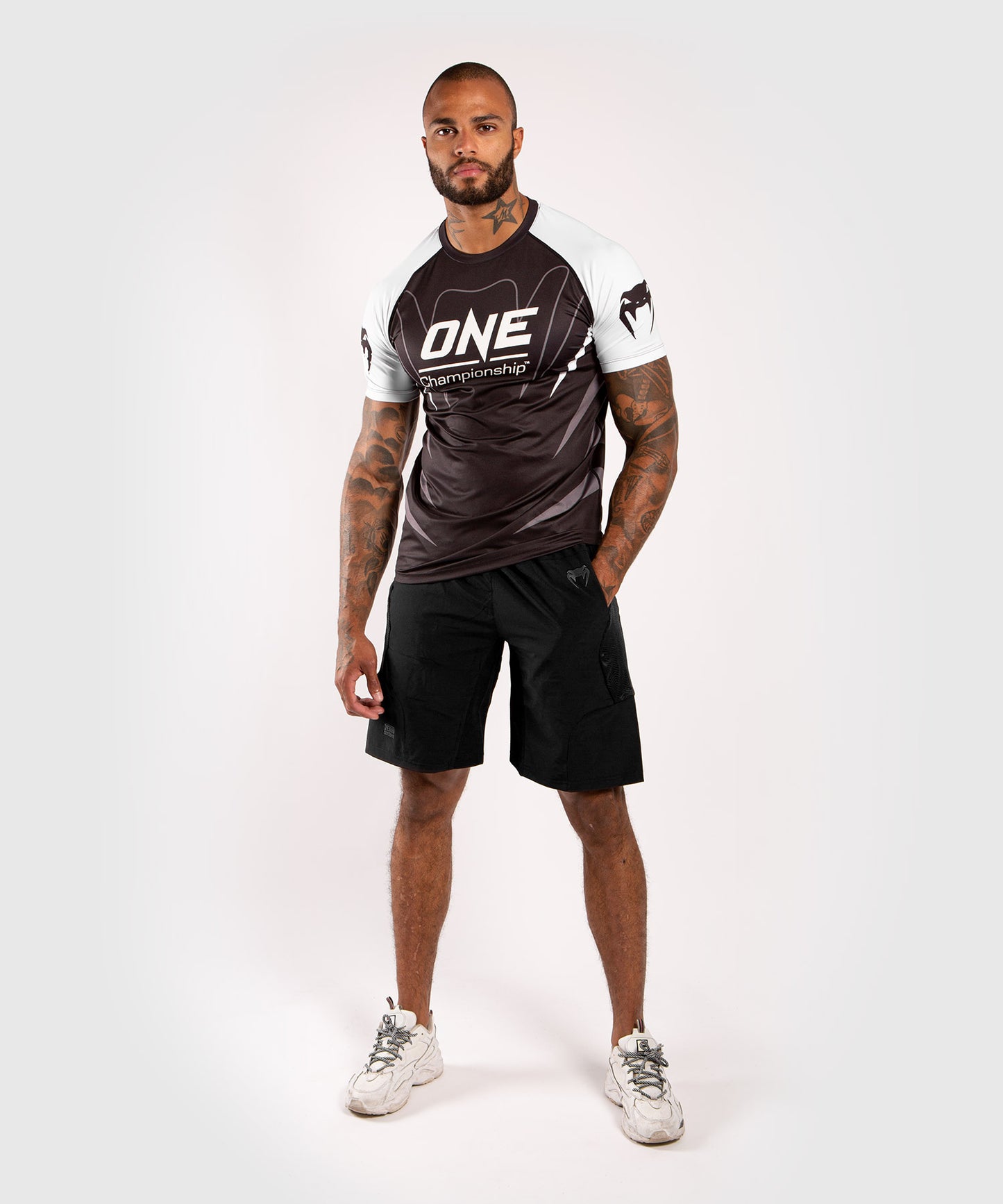 Venum x ONE FC Dry Tech T-shirt - White/Black