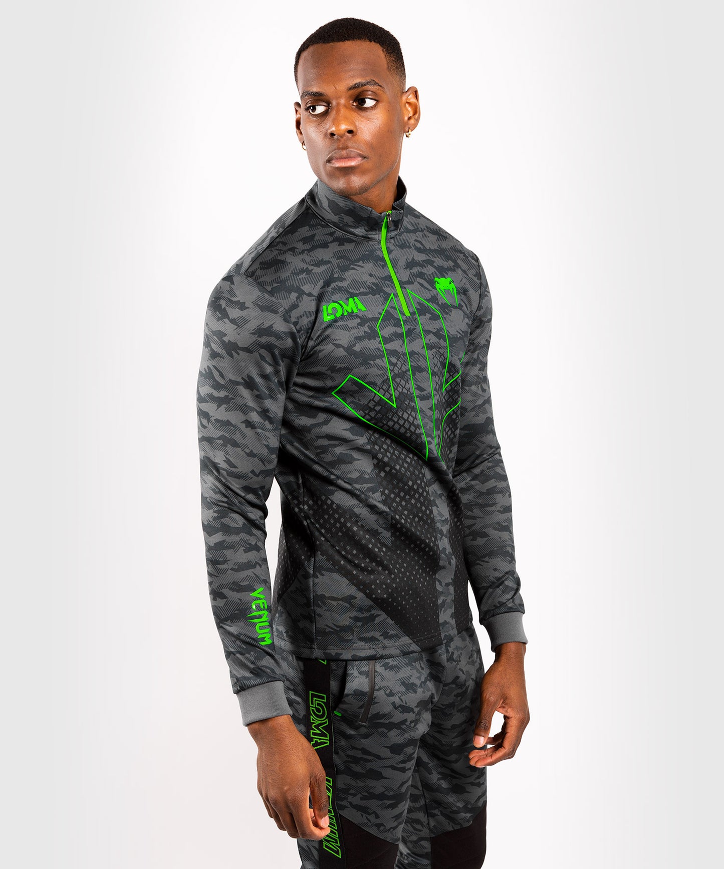 Venum Arrow Loma Signature Collection Collared Zip Sweatshirt - Camo