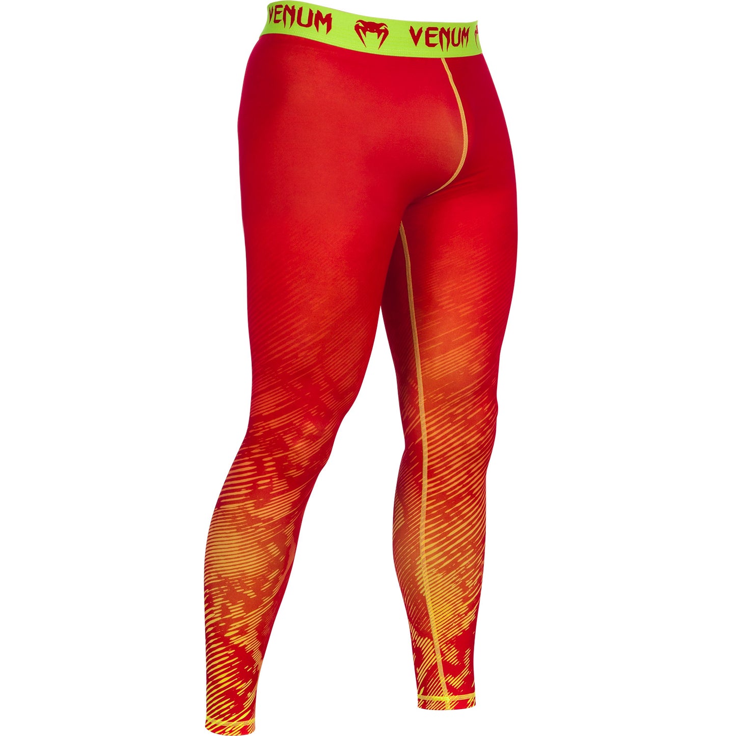 Venum Fusion Compression Tights - Orange/Yellow