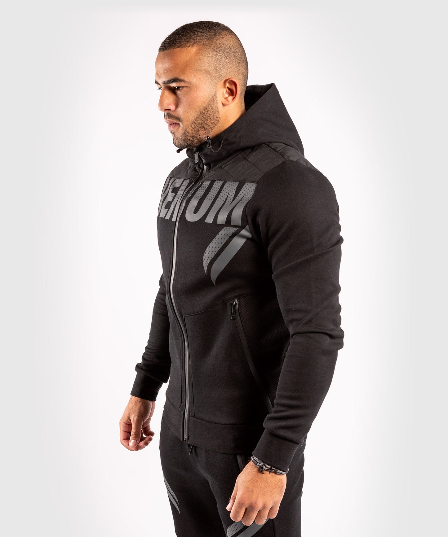 Venum ONE FC Impact Hoodie - Black/Black