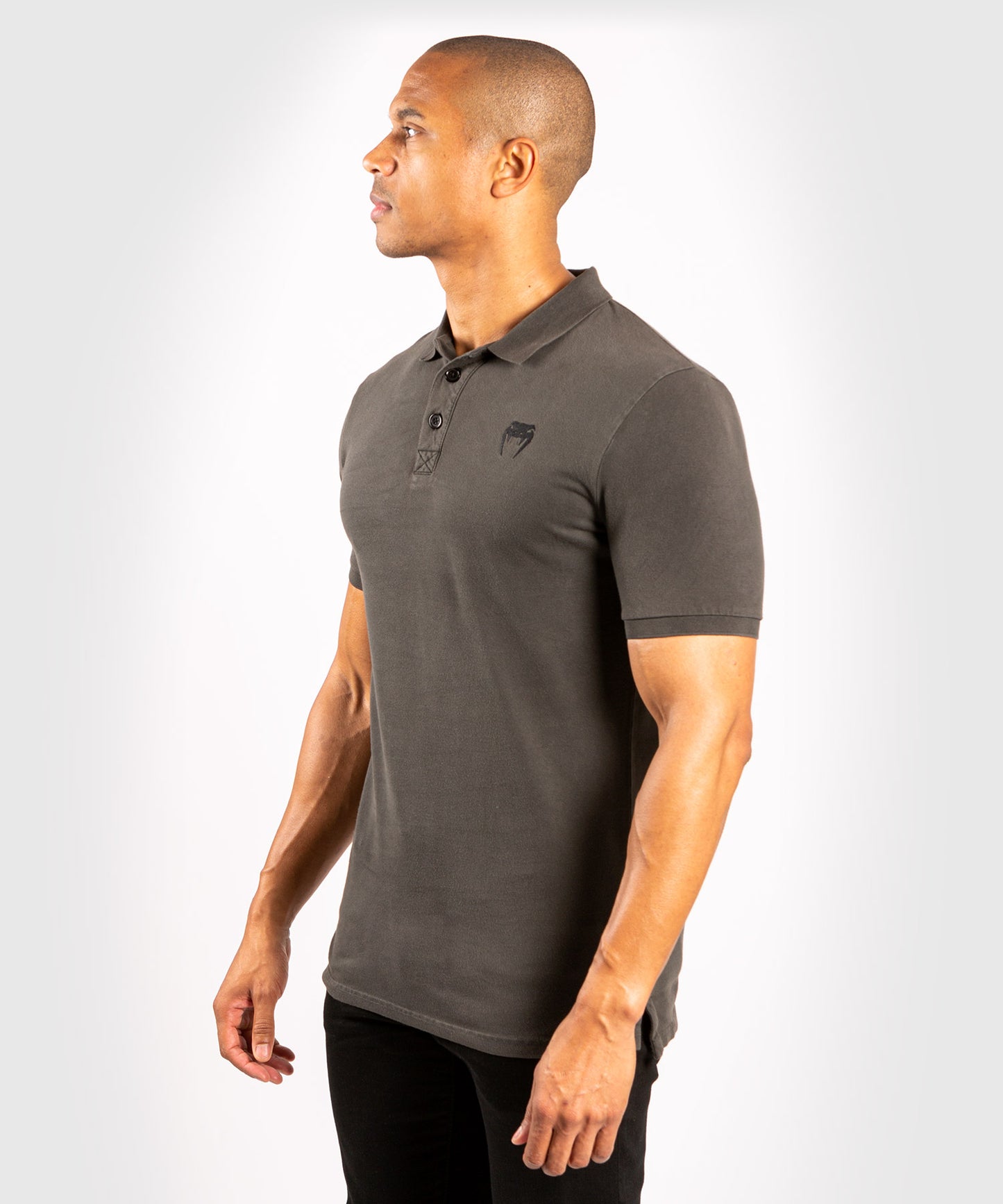 Venum Lions21 Polo - Grey/Black