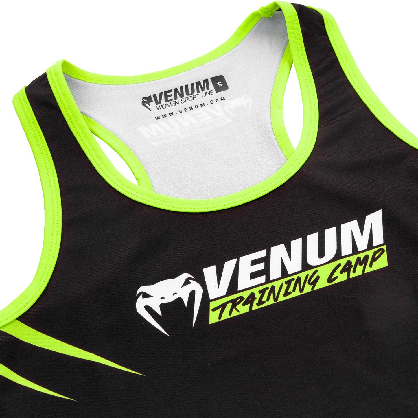 Venum Training Camp 2.0 Tank Top - Black/Neo Yellow - For Women