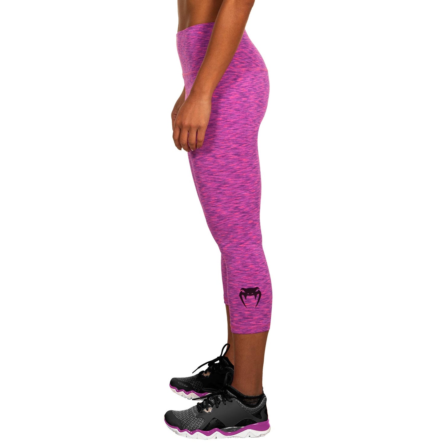 Venum Heather Legging Crops - Heather Pink