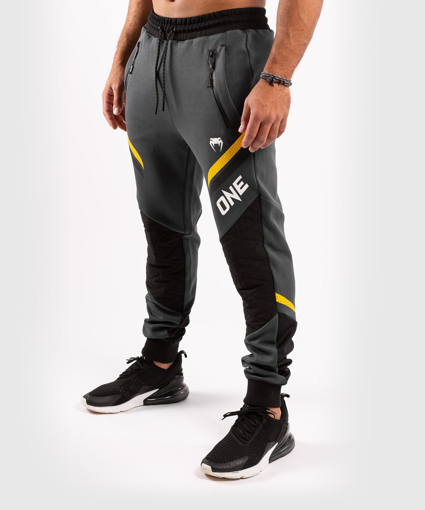 Venum ONE FC Impact Joggers - Grey/Yellow