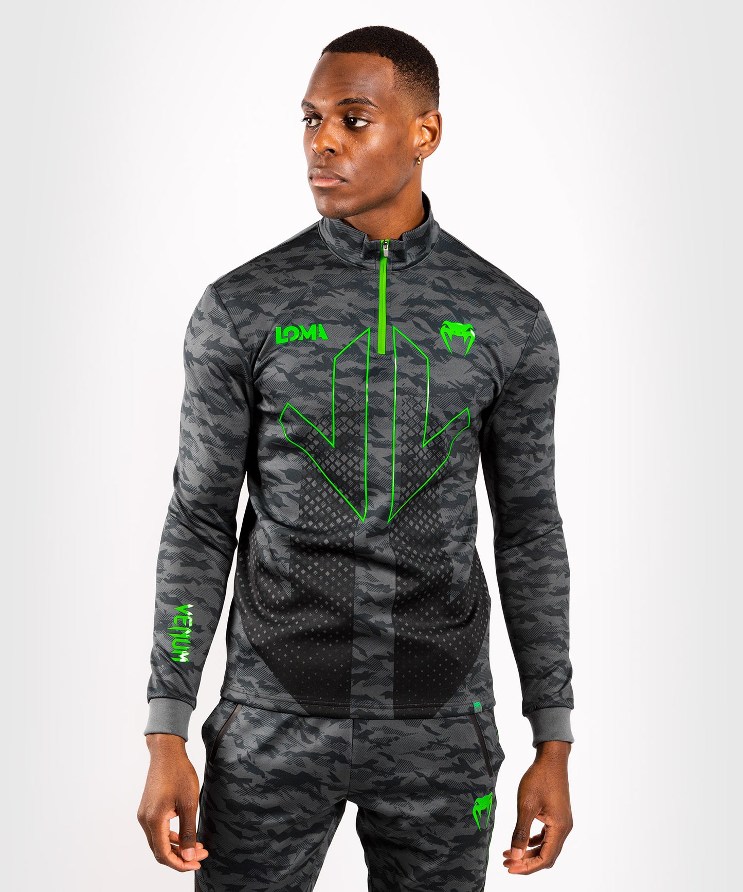 Venum Arrow Loma Signature Collection Collared Zip Sweatshirt - Camo