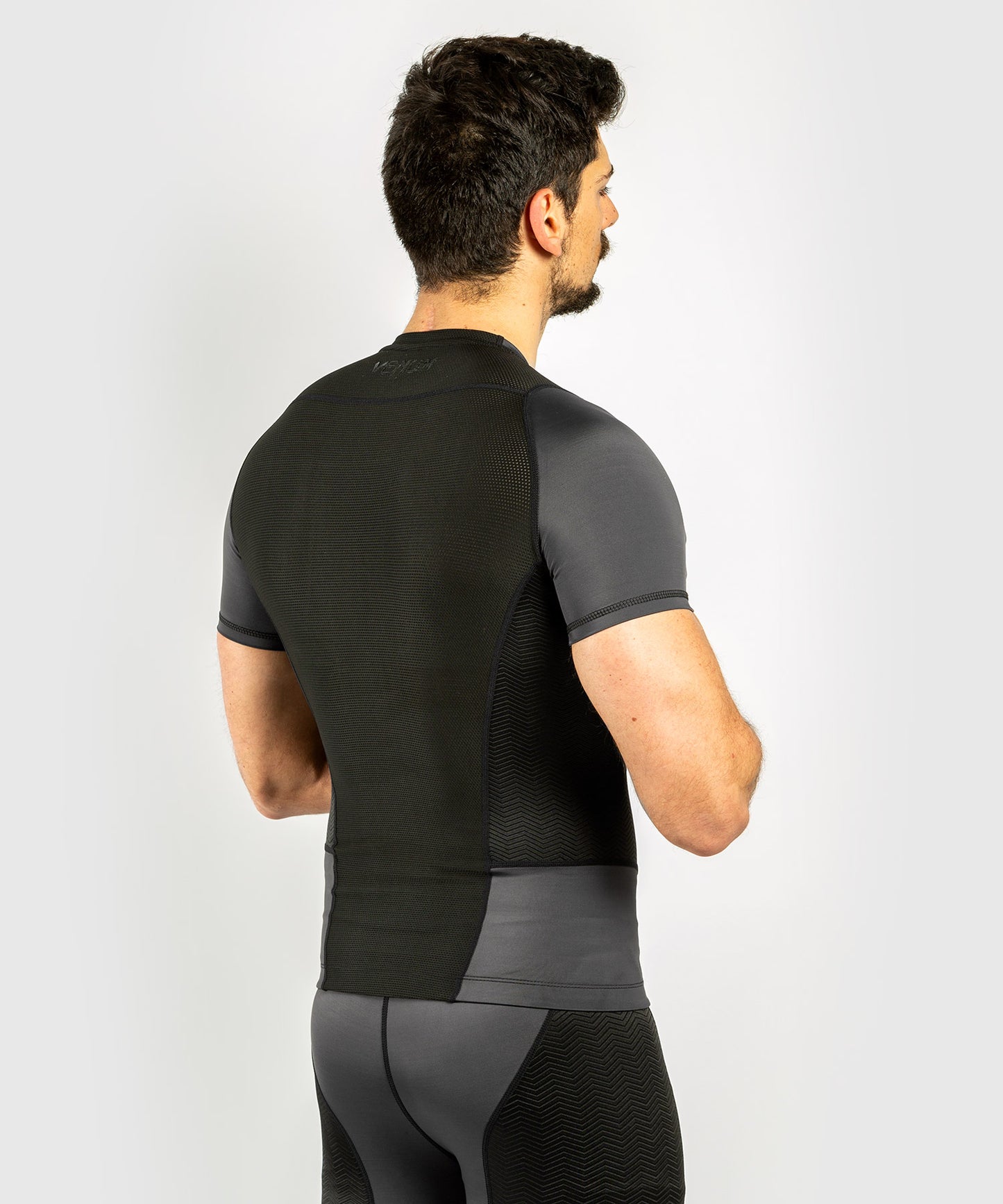 Venum G-Fit Rashguard - Short Sleeves - Grey/Black